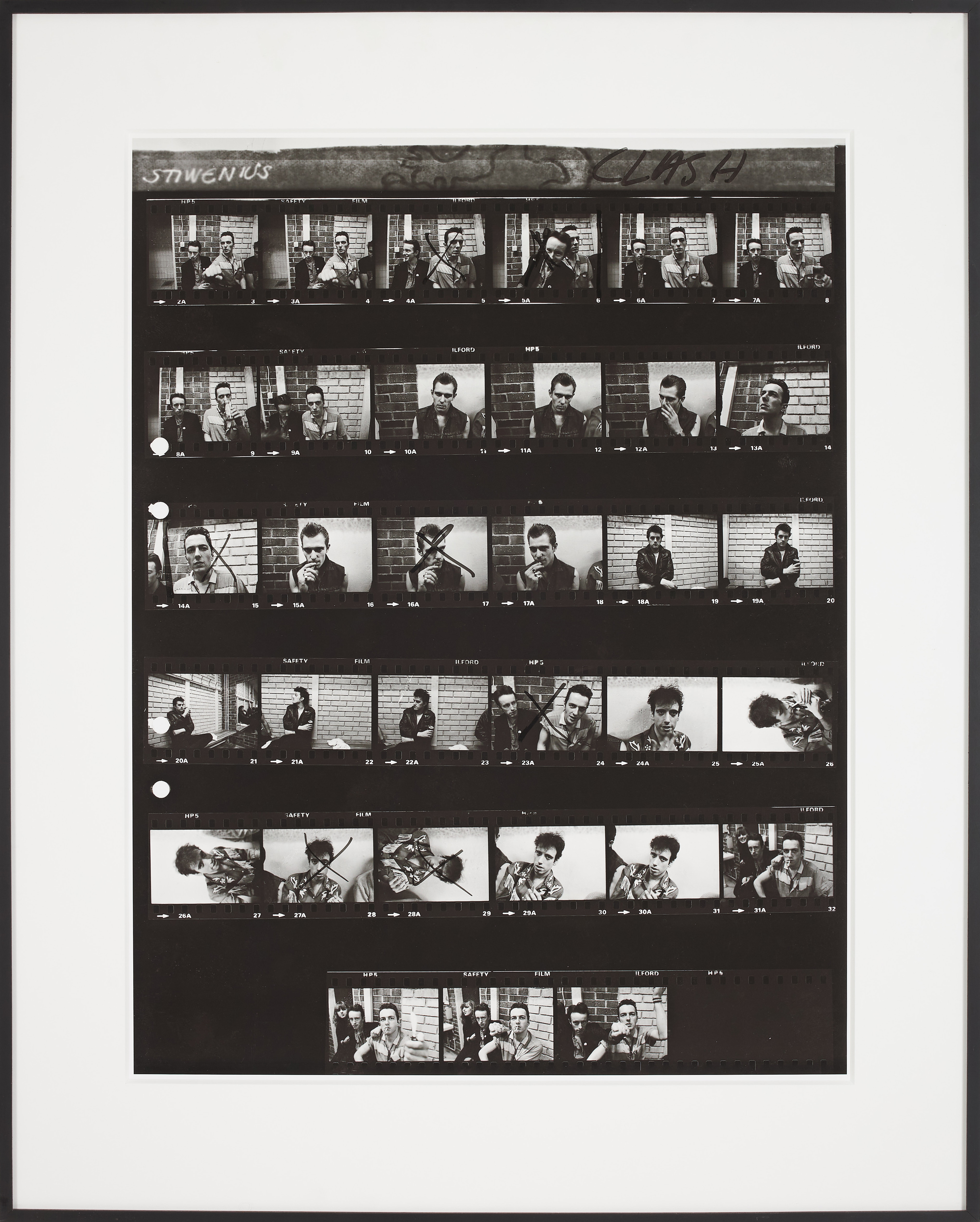 CLASH - ISSTADION, STOCKHOLM 1981. numrerad 3/10, Efter Hatte Stiwenius (1949-2007), fine art print, bomullspapper, 2021, Hatte Stiwenius Collection.