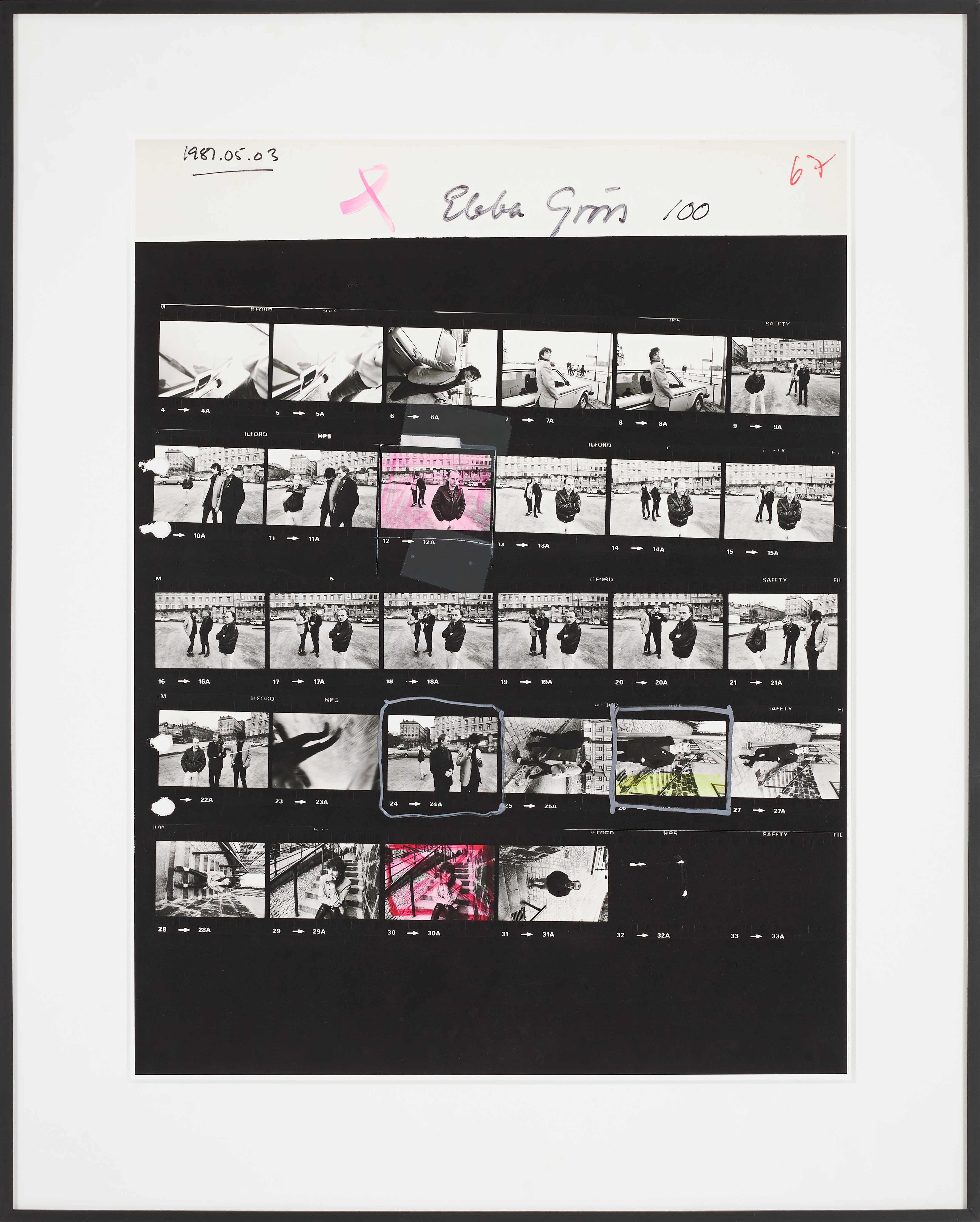 EBBA GRÖN, 1981-05-03. numrerad 2/10, Efter Hatte Stiwenius (1949-2007), fine art print, bomullspapper, 2021, Hatte Stiwenius Collection.