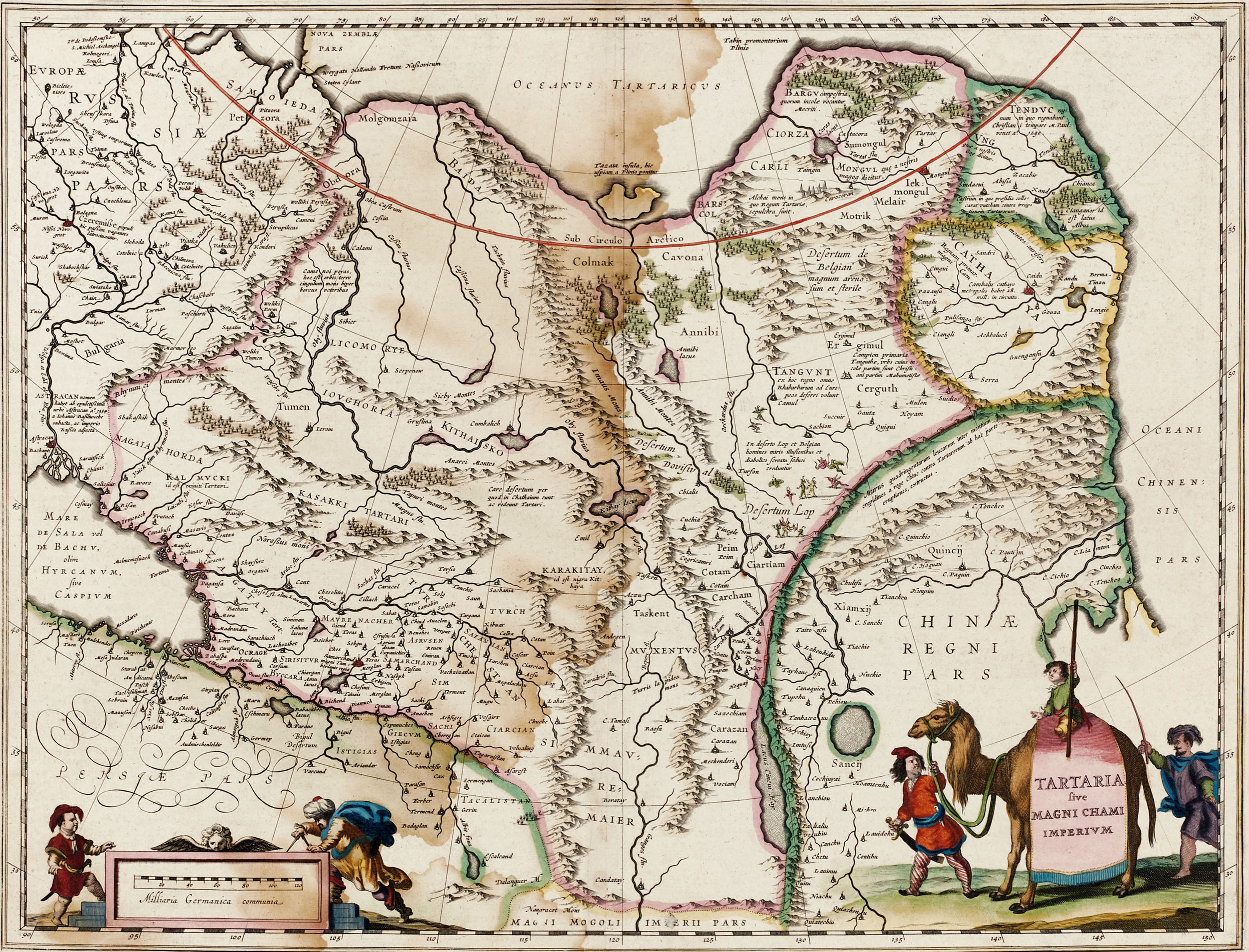 BLAEU, Tartaria sive Magni Chami Imperium, ca 1680.
