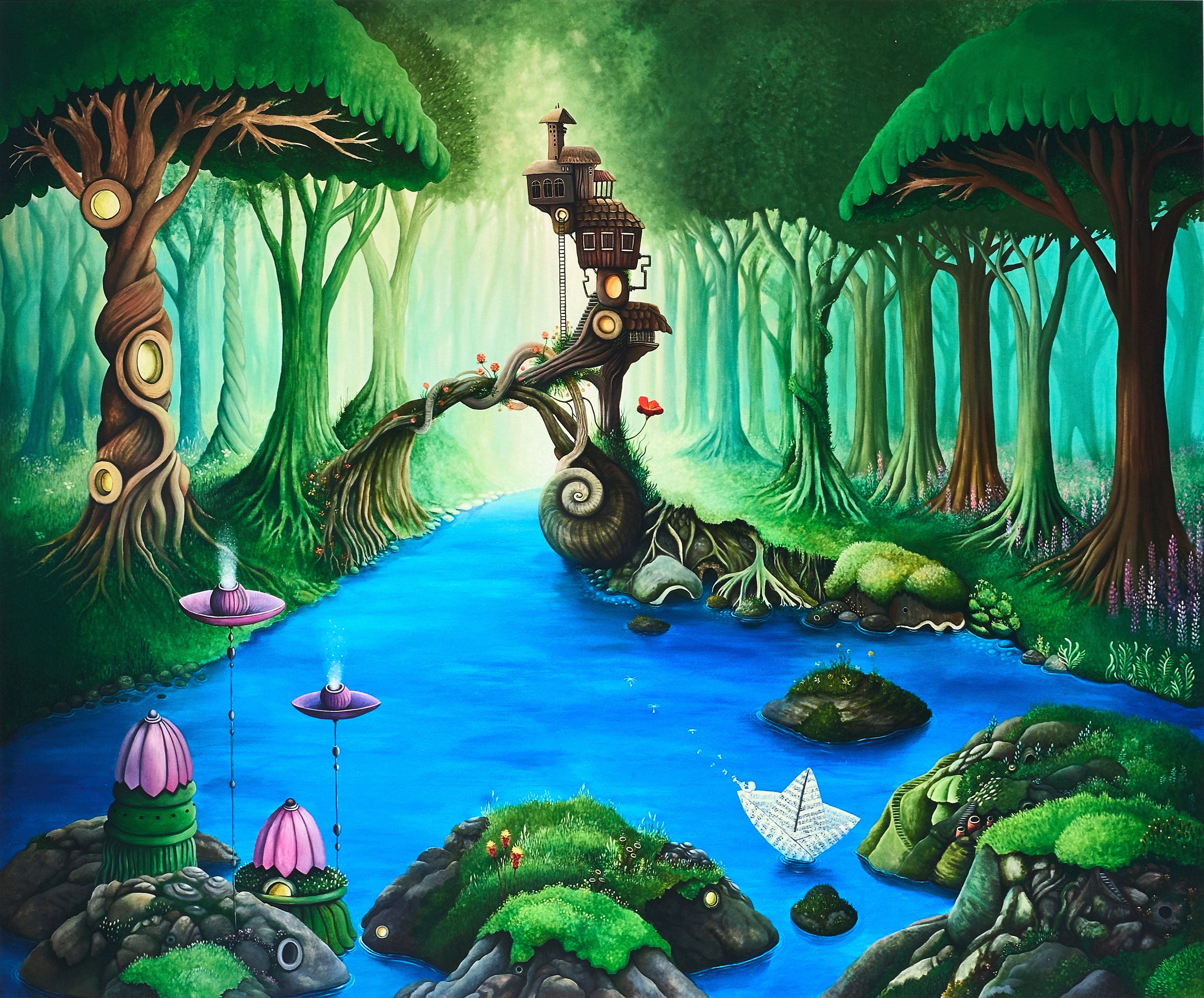 HENRIETTA KOZICA (född 1984). ”Polyrhythm”, signerad och numrerad 10/150, giclée.