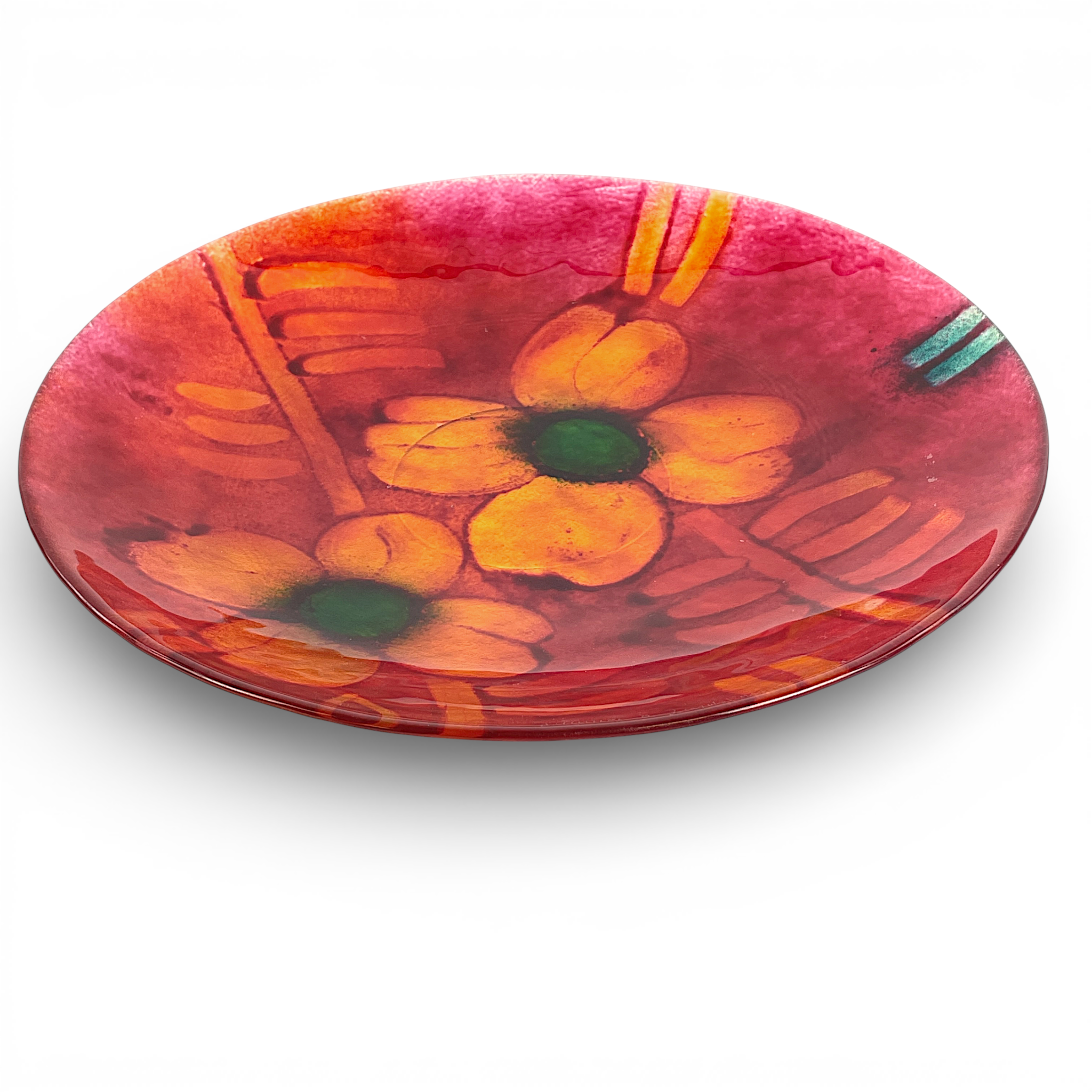 LILLEMOR BOKSTRÖM. Fat, glas, Lindshammar, signerad & daterad -98.