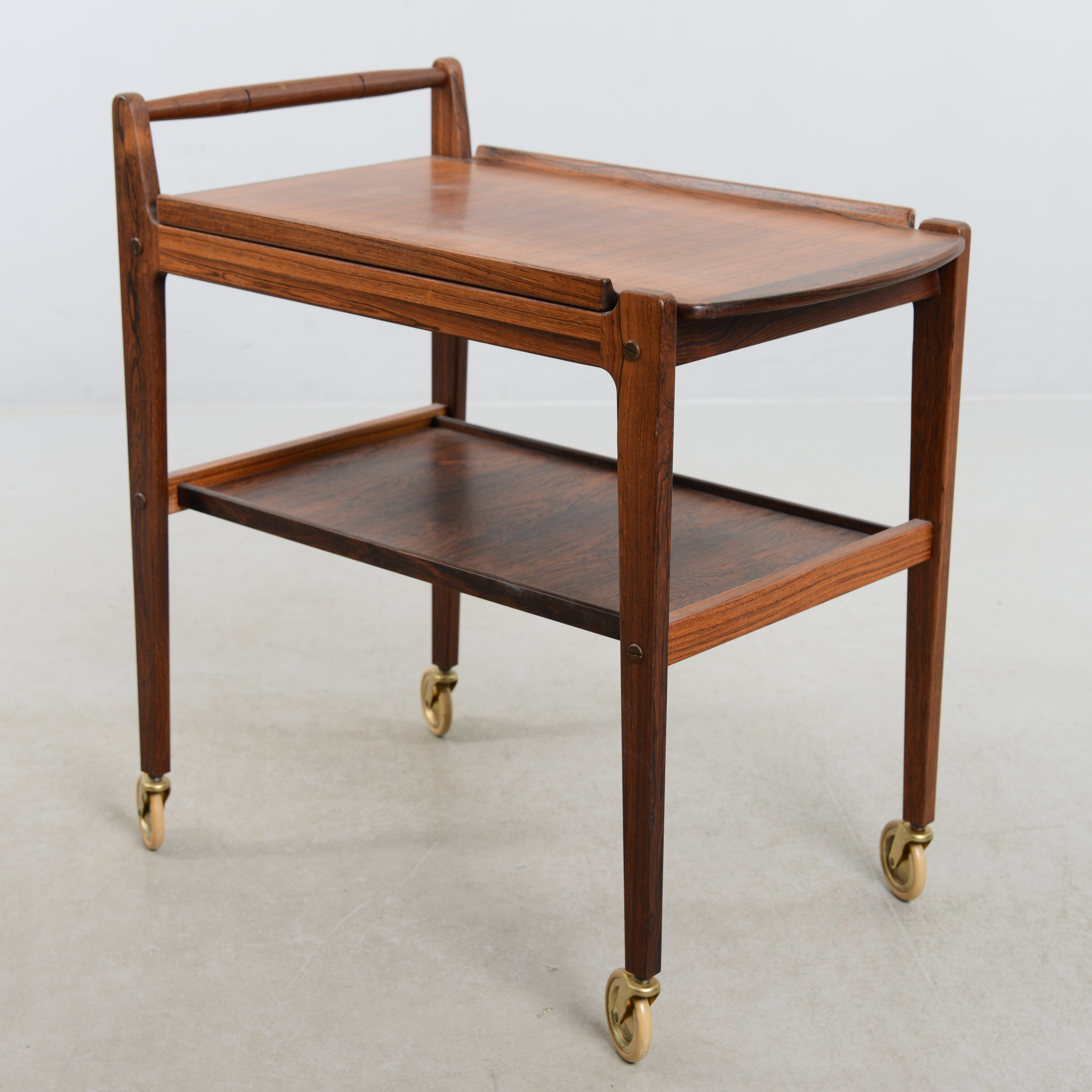 SERVERINGSVAGN, jakaranda, Erik Gustafssons Möbelfabrik, 1950/1960-tal.