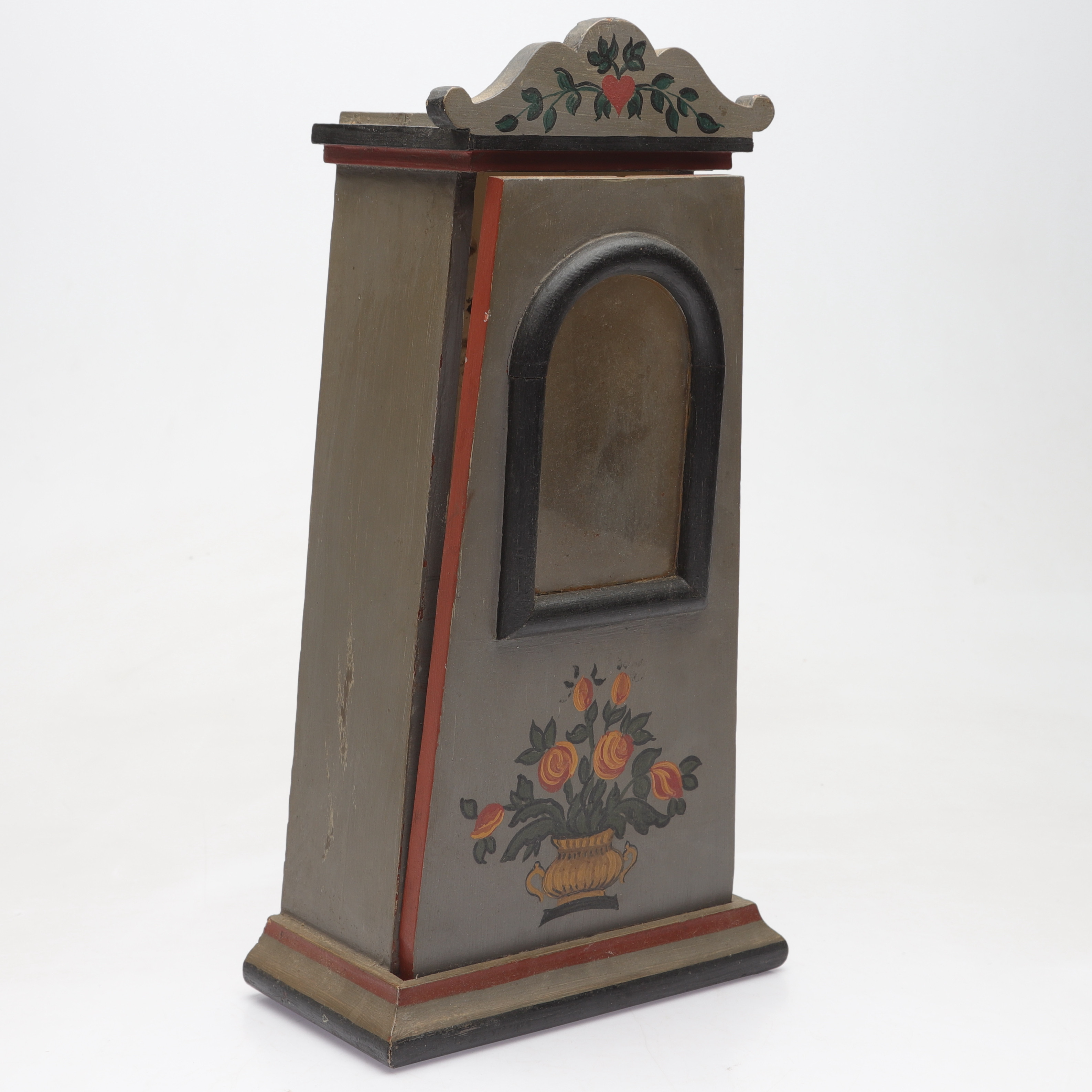 FICKURSSTÄLL, allmoge, bemålat trä, 18/1900-tal.