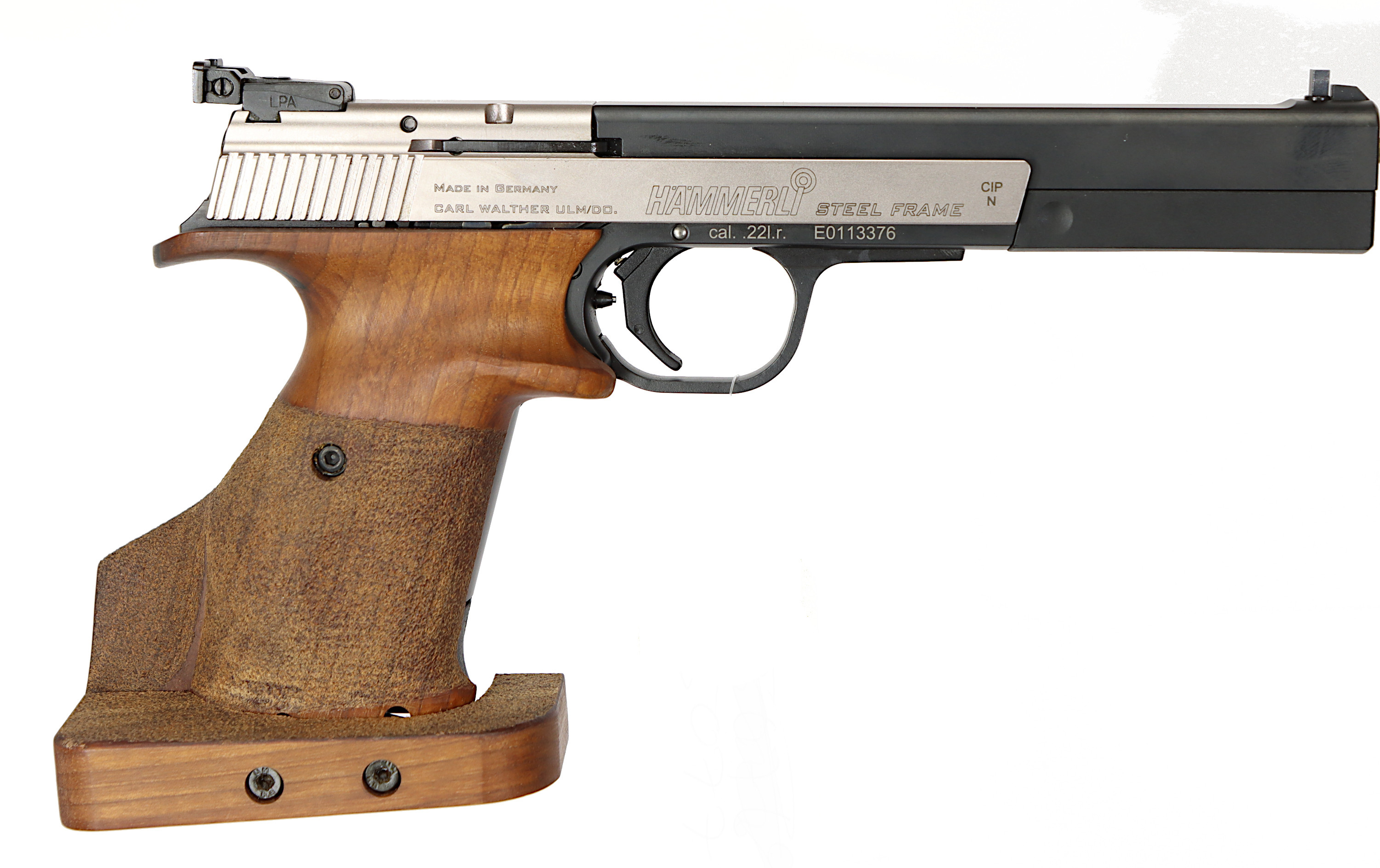 PISTOL, fabrikat Hämmerli, modell X-esse SF Sport, kaliber .22lr, tillv.nr E0113376, se-nr SE3225052.
