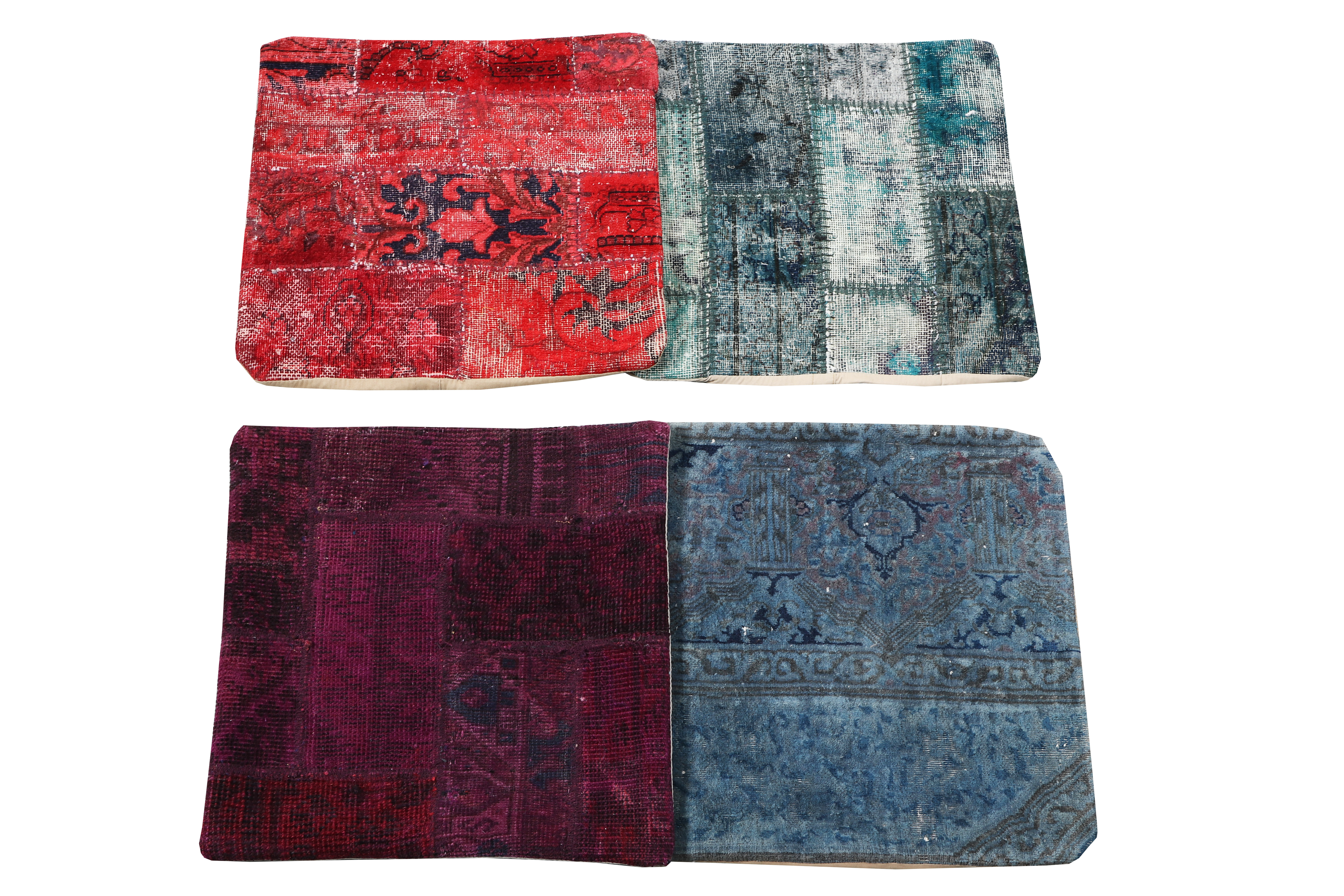 KUDDAR, 4 st, vintage, 46 x 46 cm.