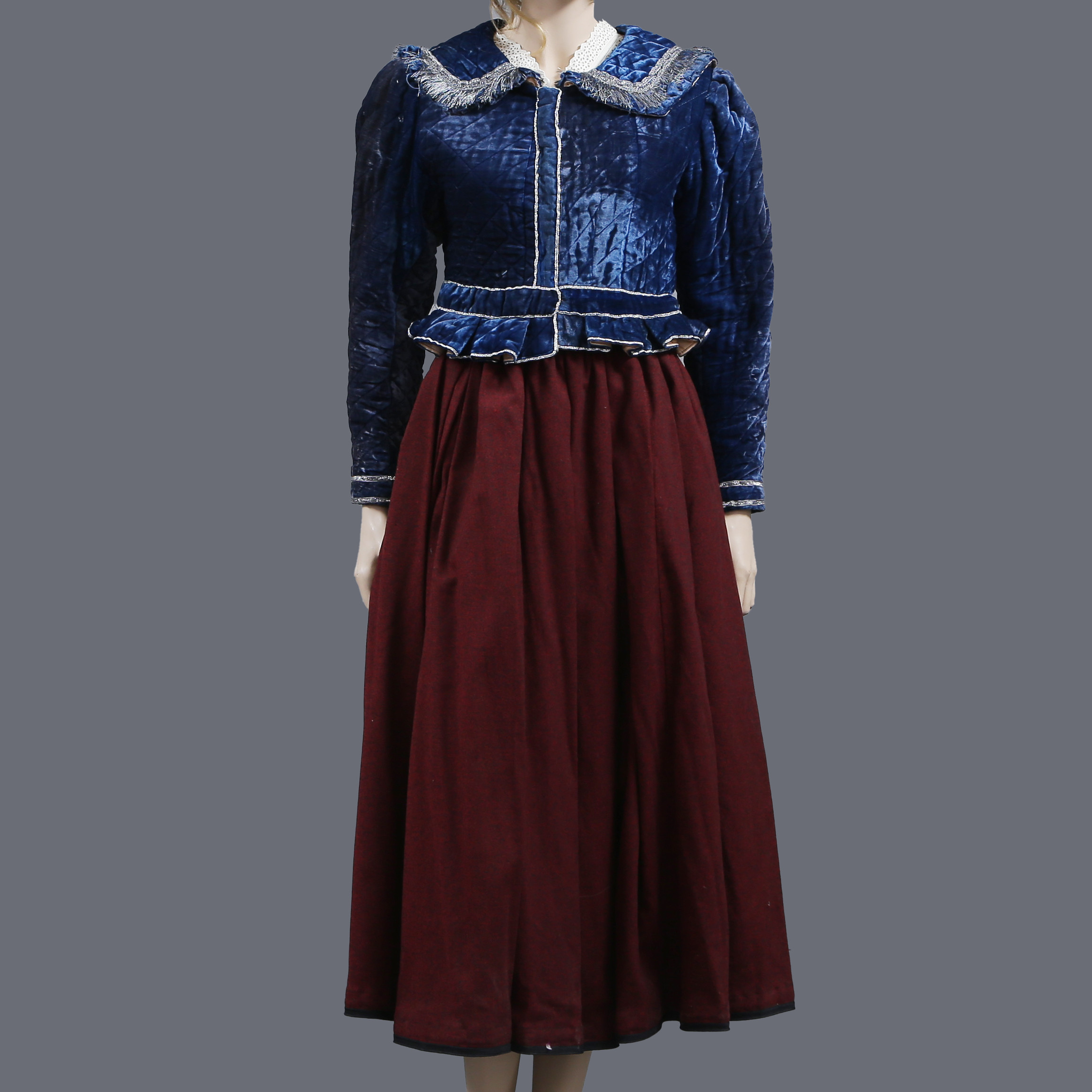 TRADITIONELL FOLKDRÄKT, DOLNY SLASK POLEN, 1800/1900-TAL.