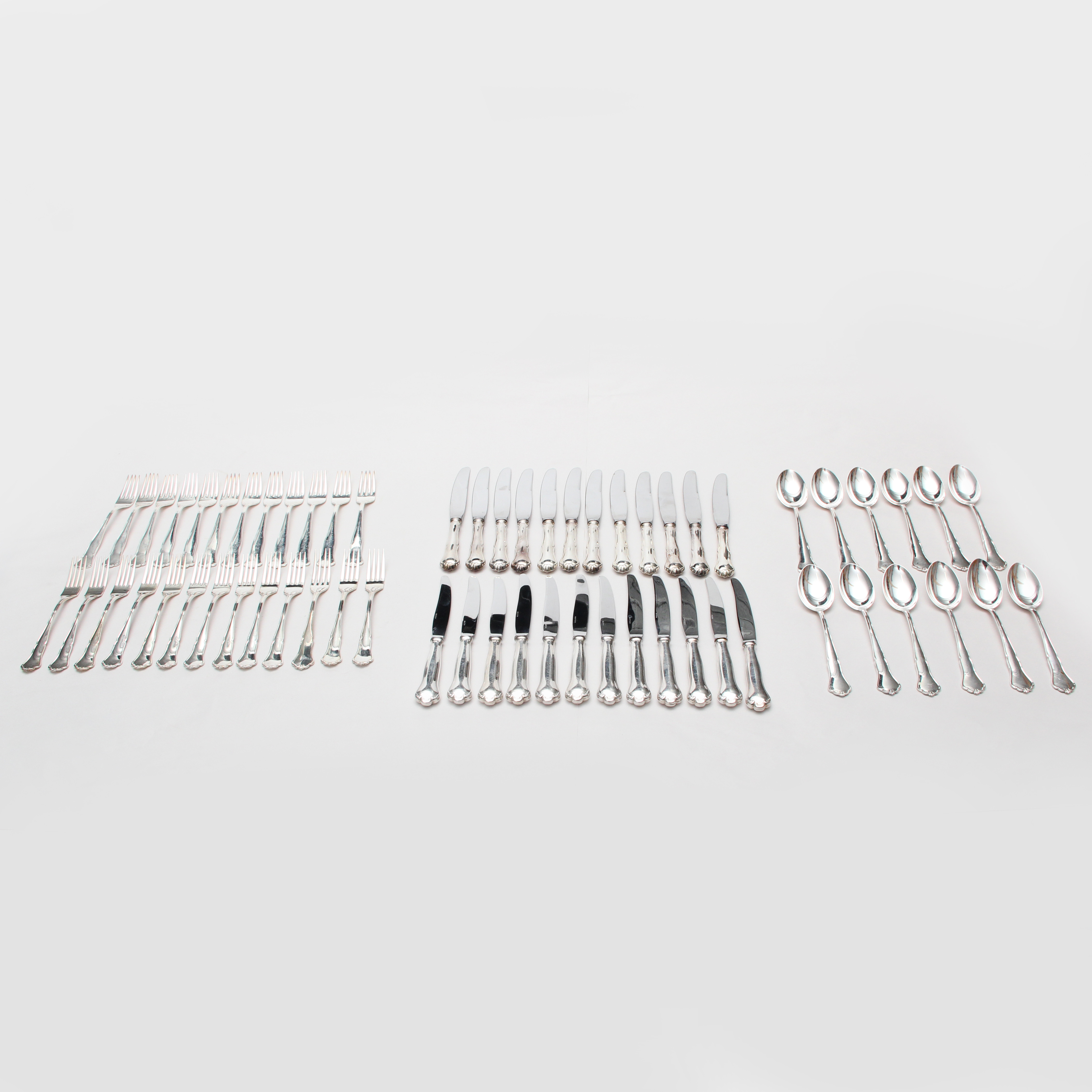 BESTICK, 61 delar, silver.