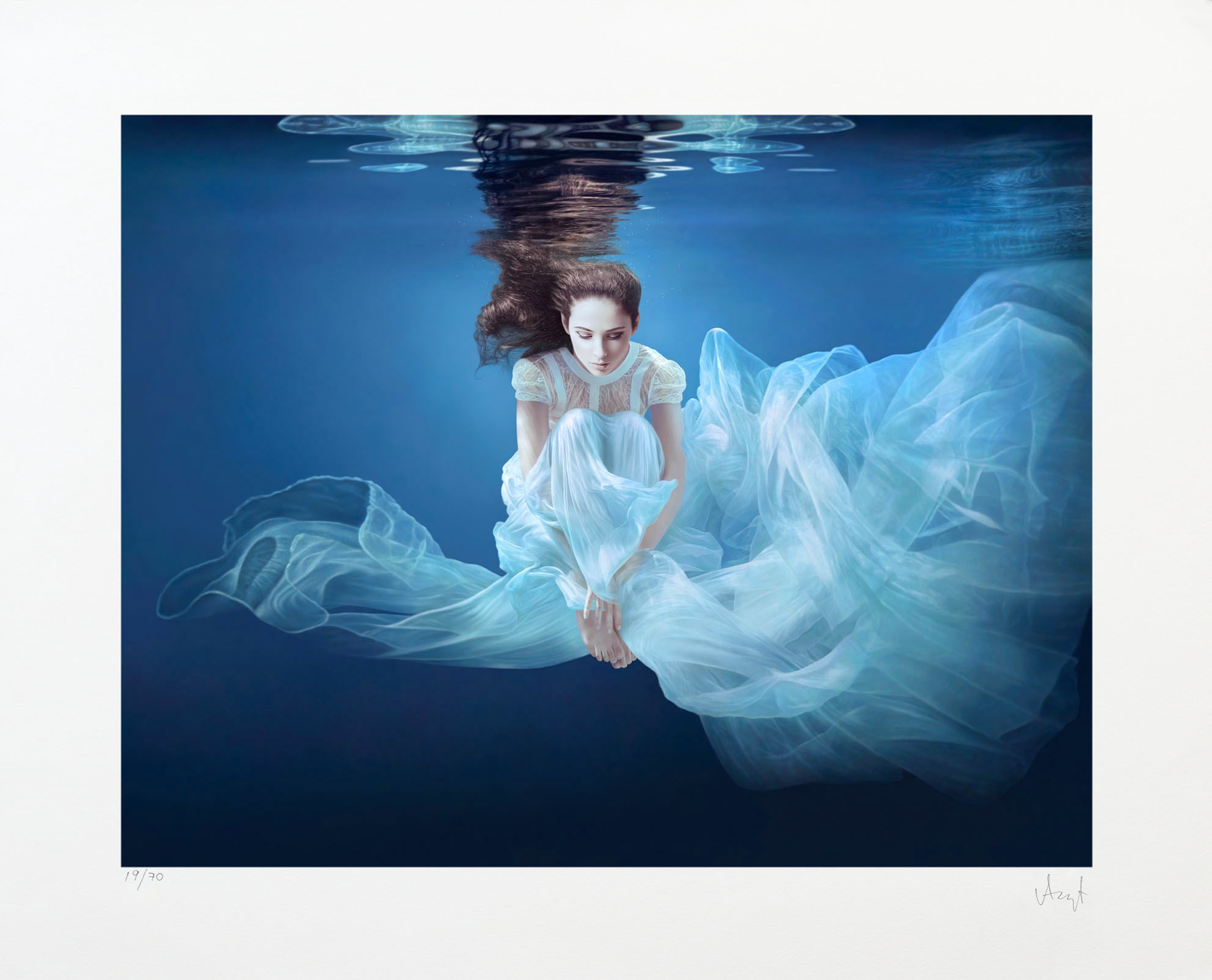 RALF ARZT (FÖDD 1963). "Underwater III", Pigmentprint nr 19/70, signerad.