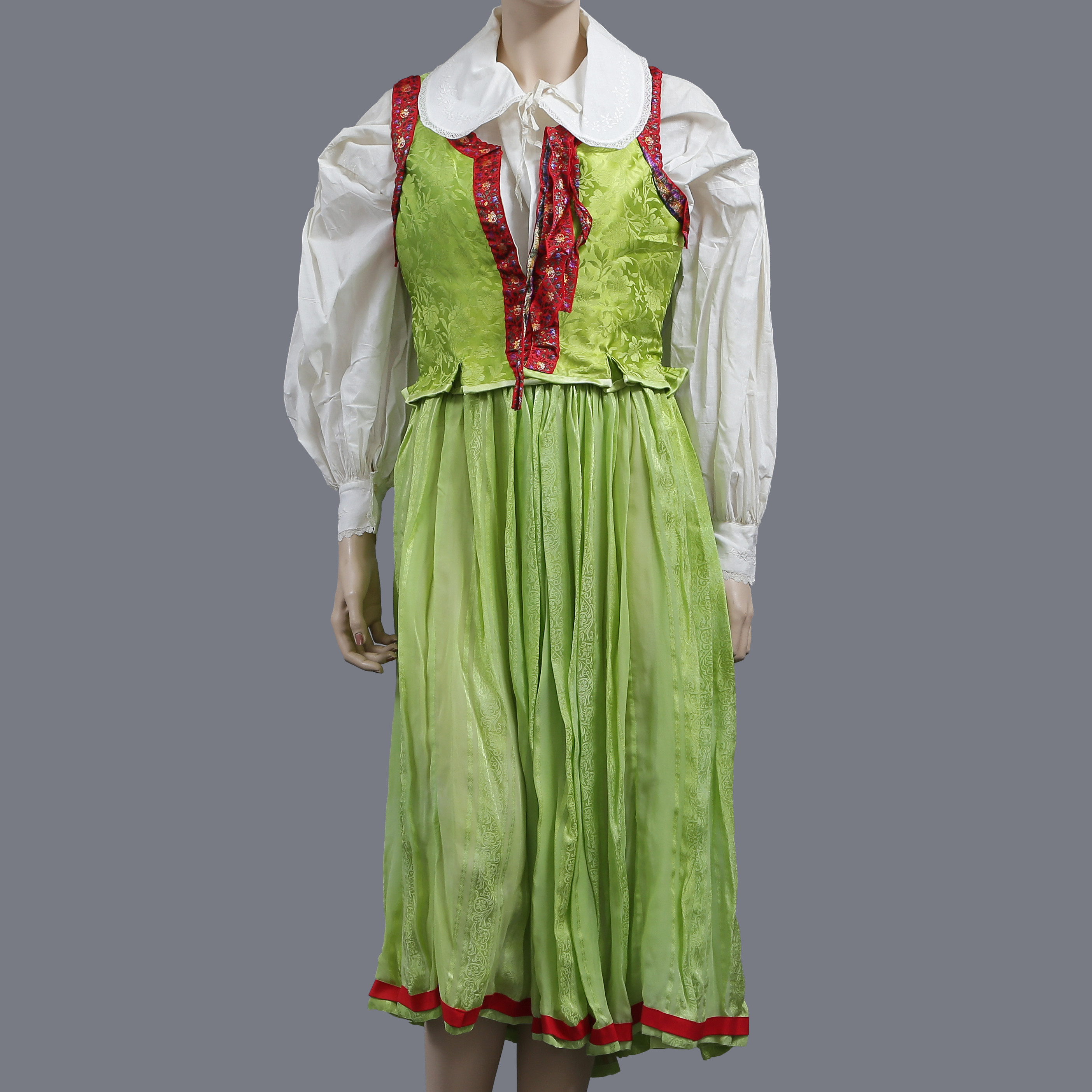 TRADITIONELL FOLKDRÄKT, POLEN, 1900-TAL.