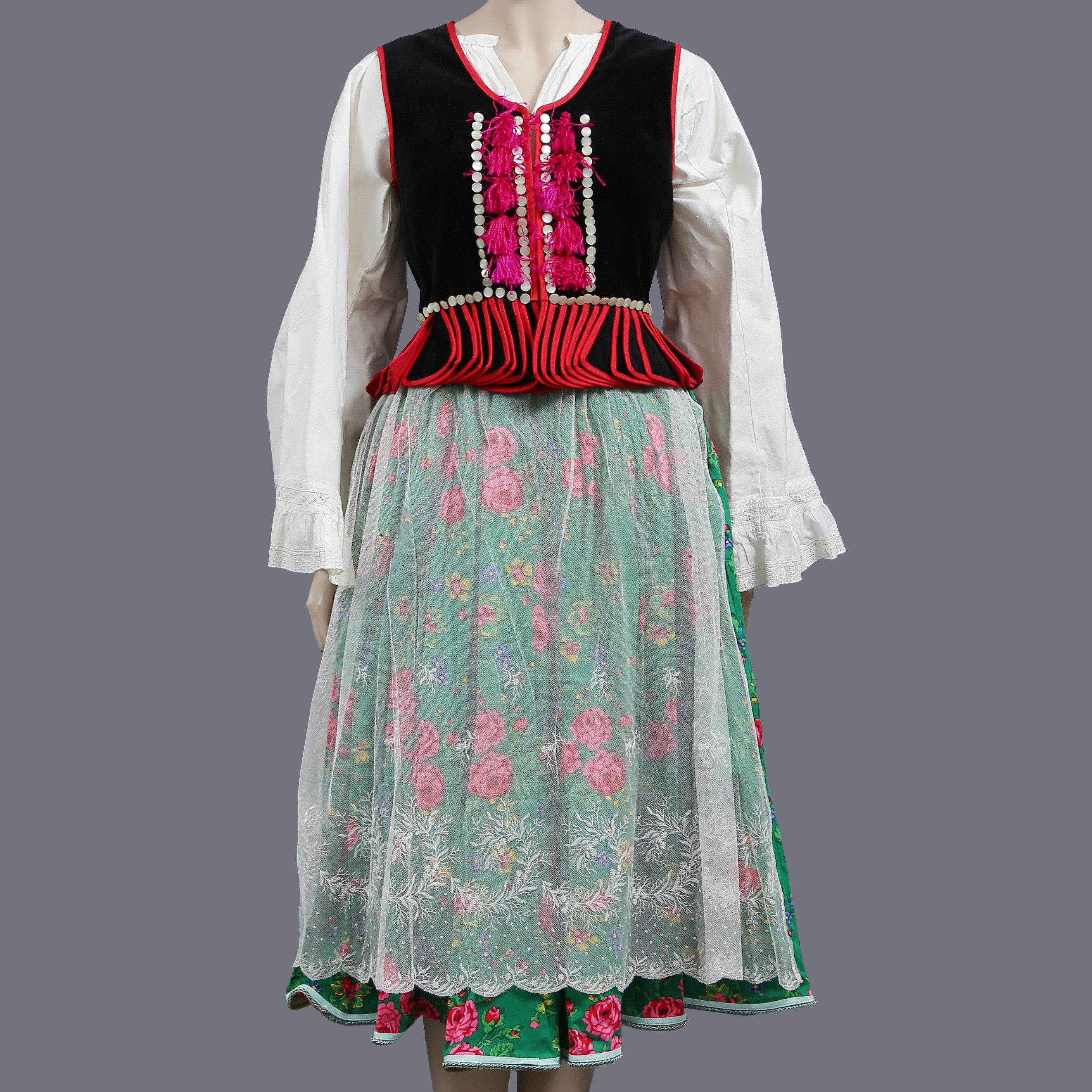 TRADITIONELL FOLKDRÄKT, KRAKOW POLEN, 1900-TAL.