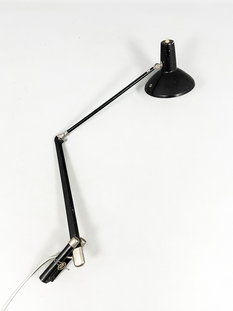 SKRIVBORDSLAMPA, ASEA, Cebe lampan, Typ 10, Lackad metall, 1900-talets mitt.