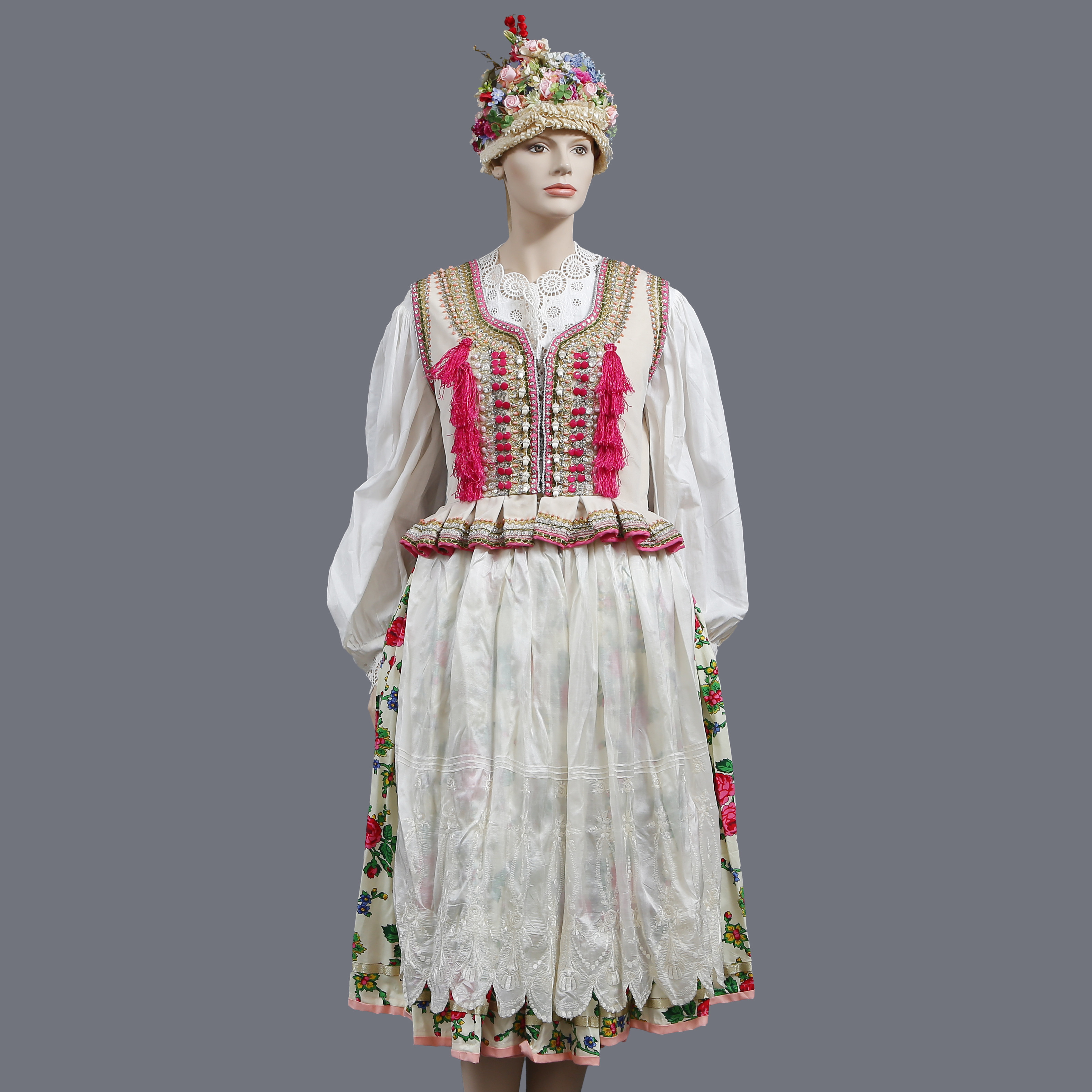 TRADITIONELL FOLKDRÄKT, BRÖLLOP, KRAKOW POLEN, 1900-TAL.