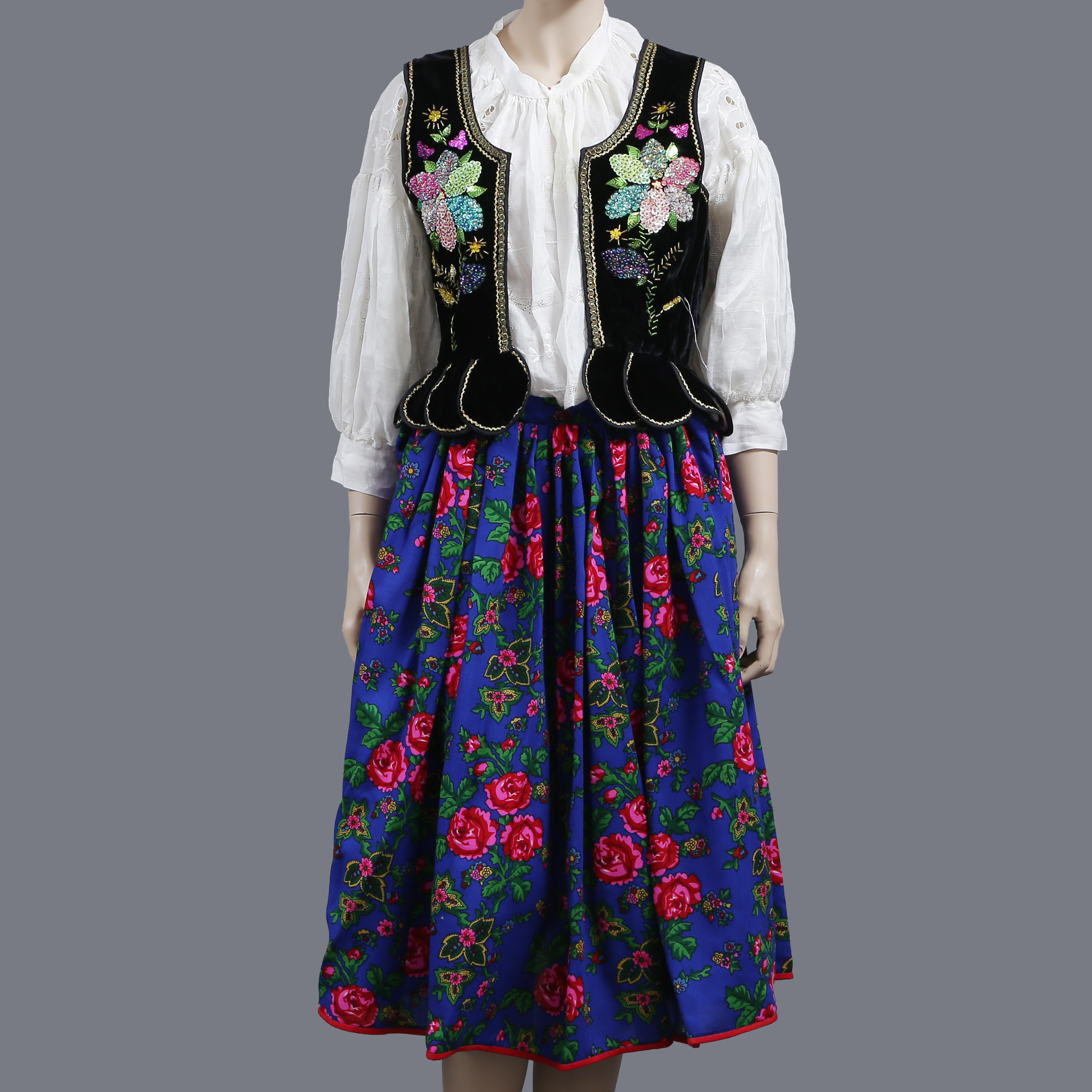 TRADITIONELL FOLKDRÄKT, KRAKOW POLEN, 1900-TAL.