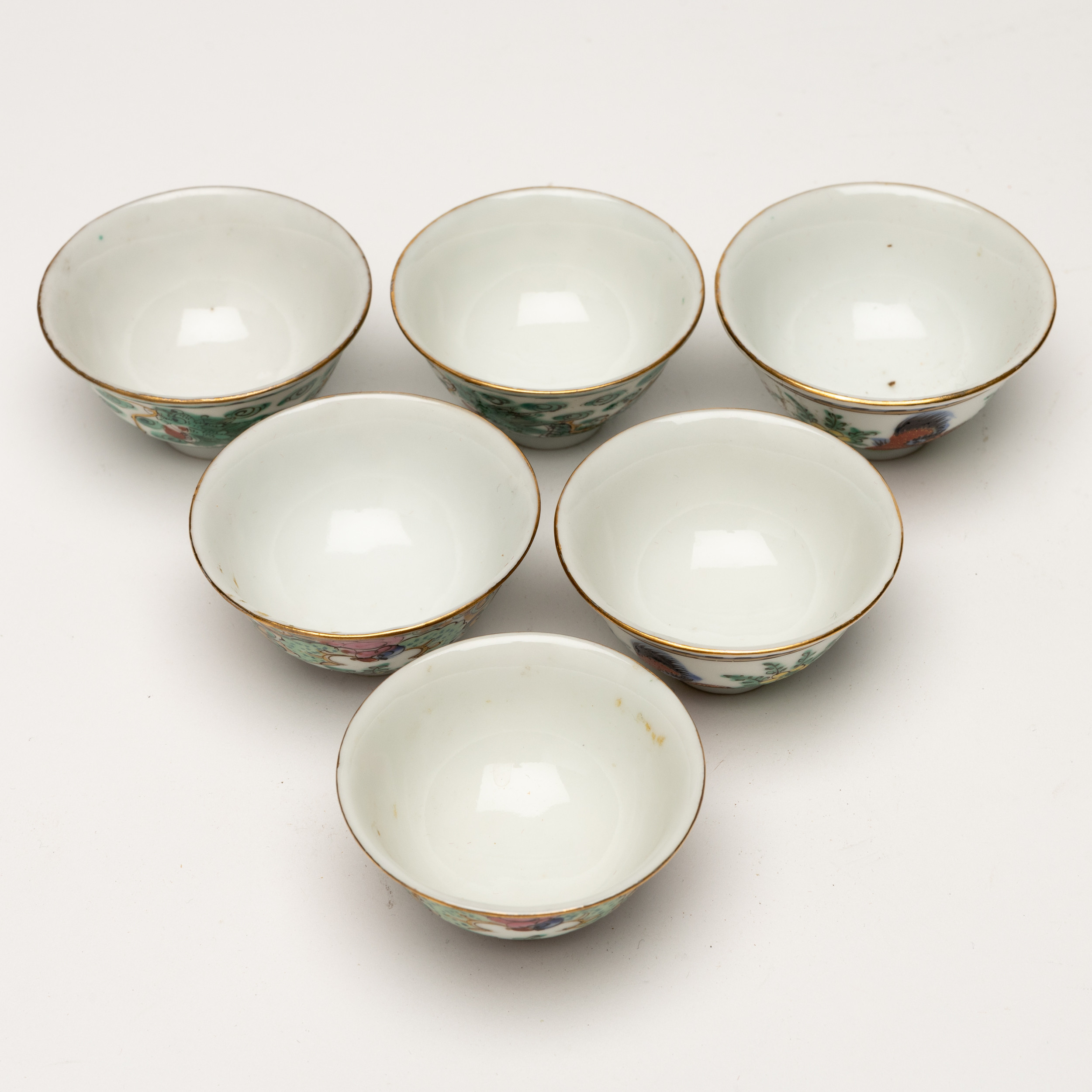 KOPPAR, 6 st, Kina, 1900-talets mitt.