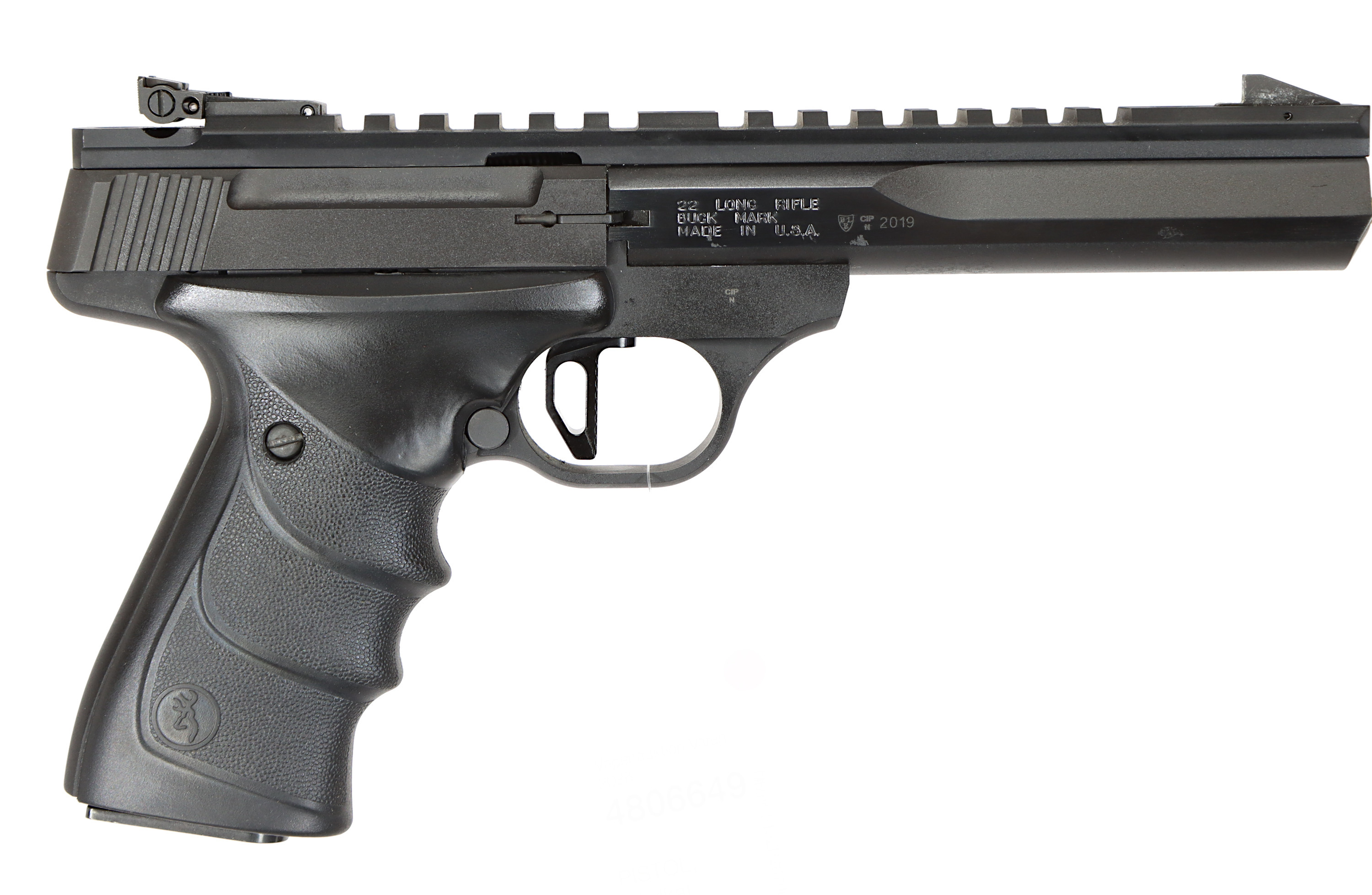 PISTOL, fabrikat Browning, modell Buck Mark, kaliber .22lr, tillv.nr 515ZP26790, se-nr SE3244999.