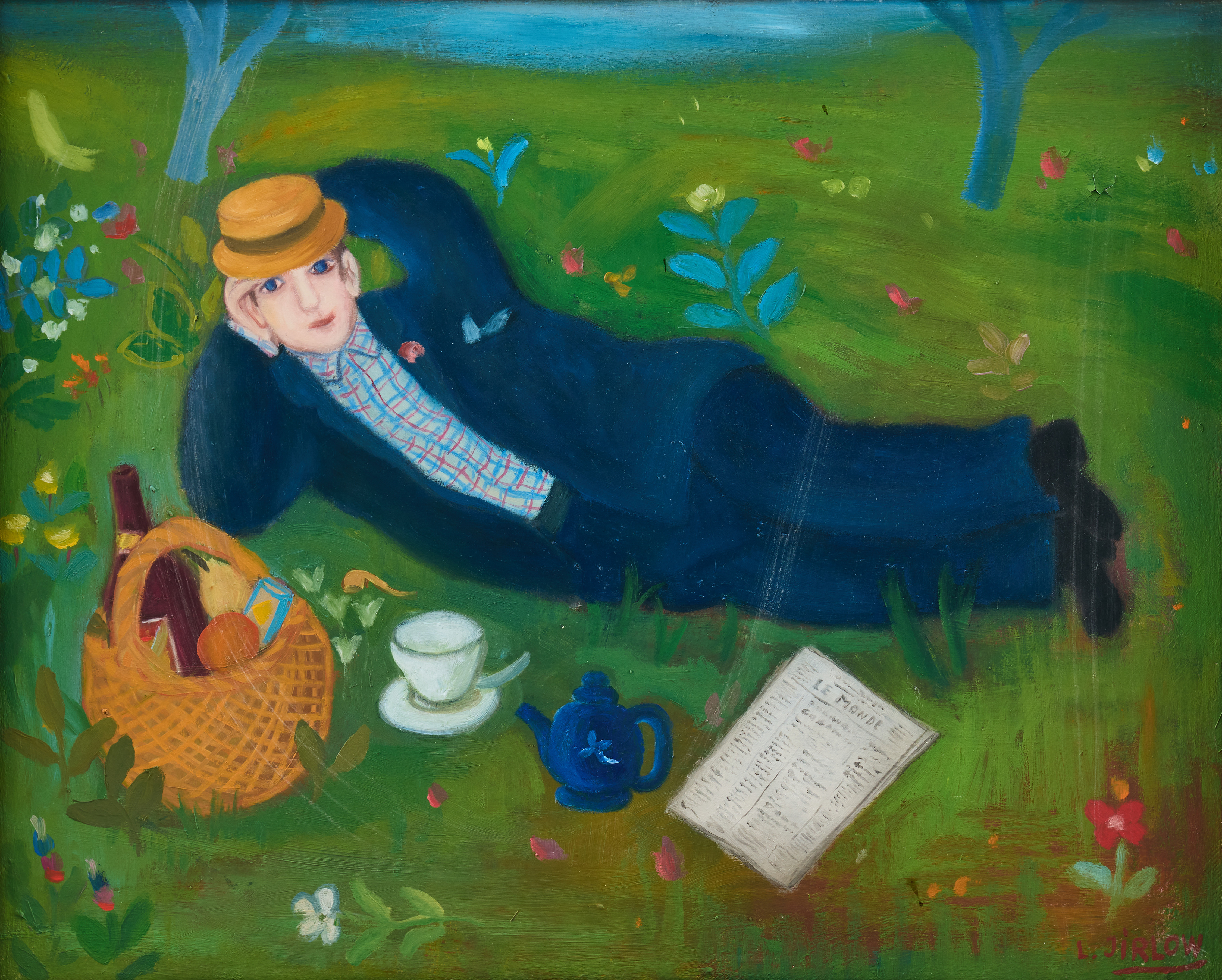 LENNART JIRLOW. Picknick i det gröna.
