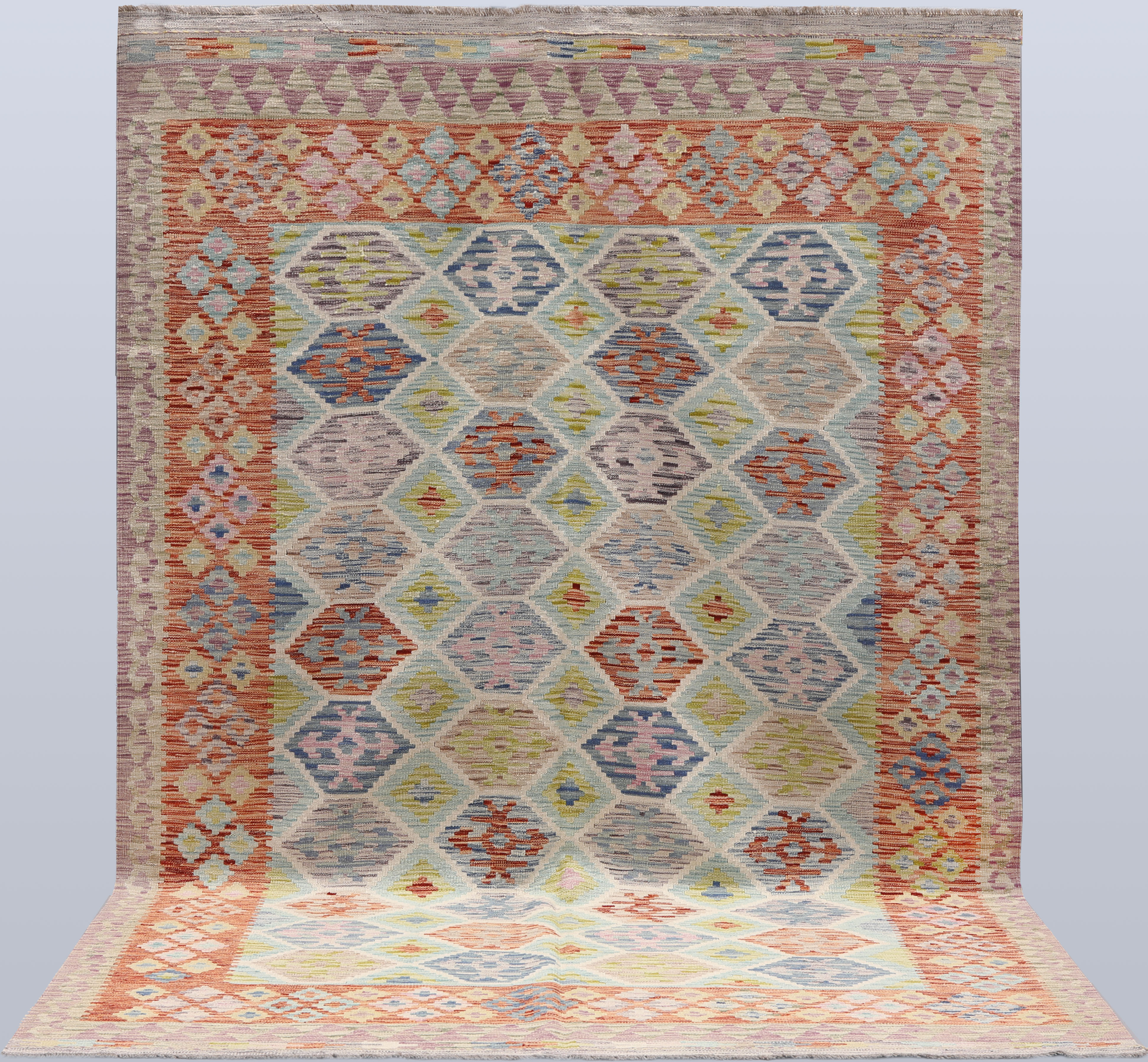 ORIENTMATTA. Kelim klassisk design, 309 x 203 cm.