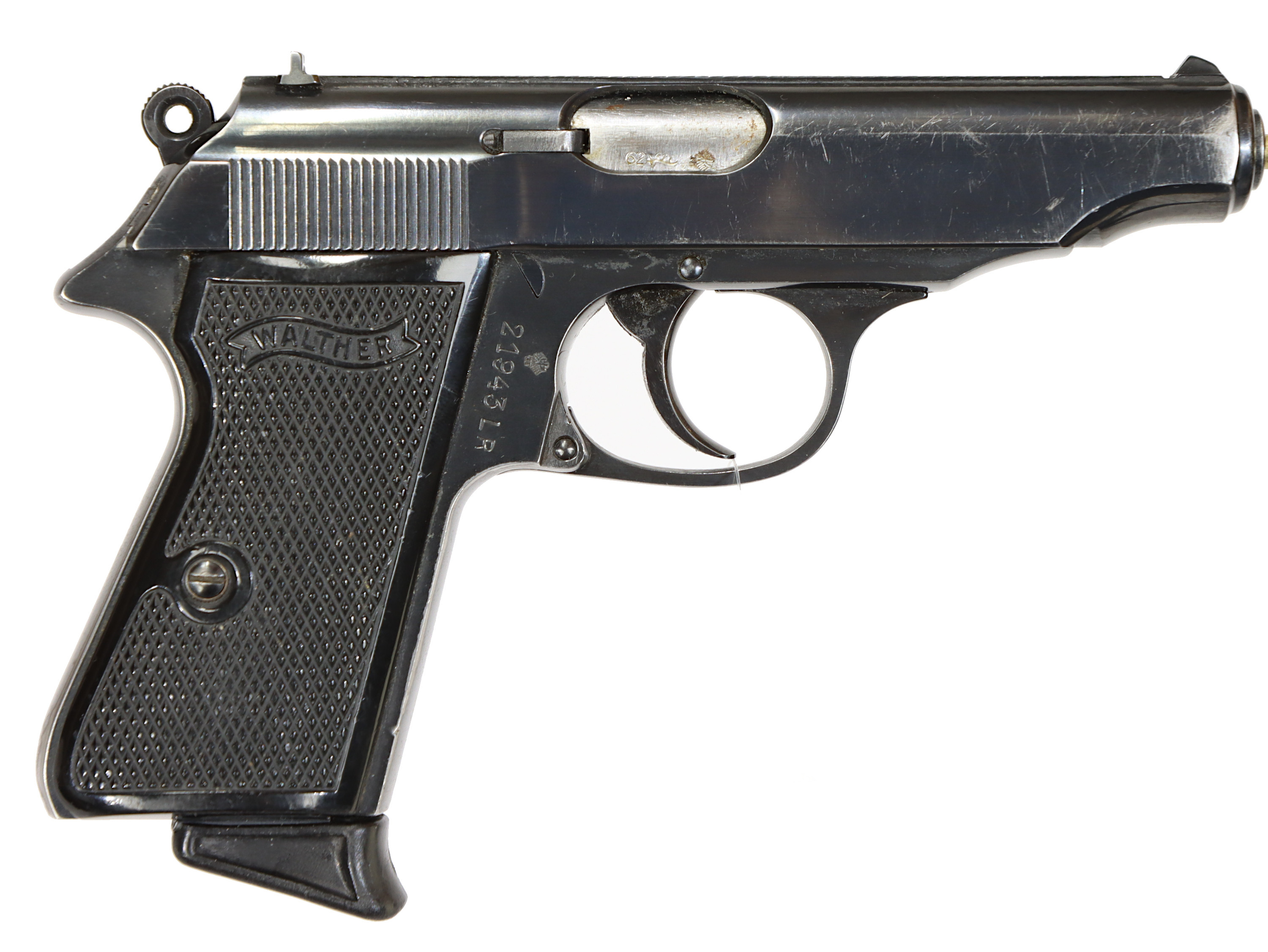 PISTOL, fabrikat Walther Ulm, modell PP , kaliber .22LR, tillv.nr 21943LR.