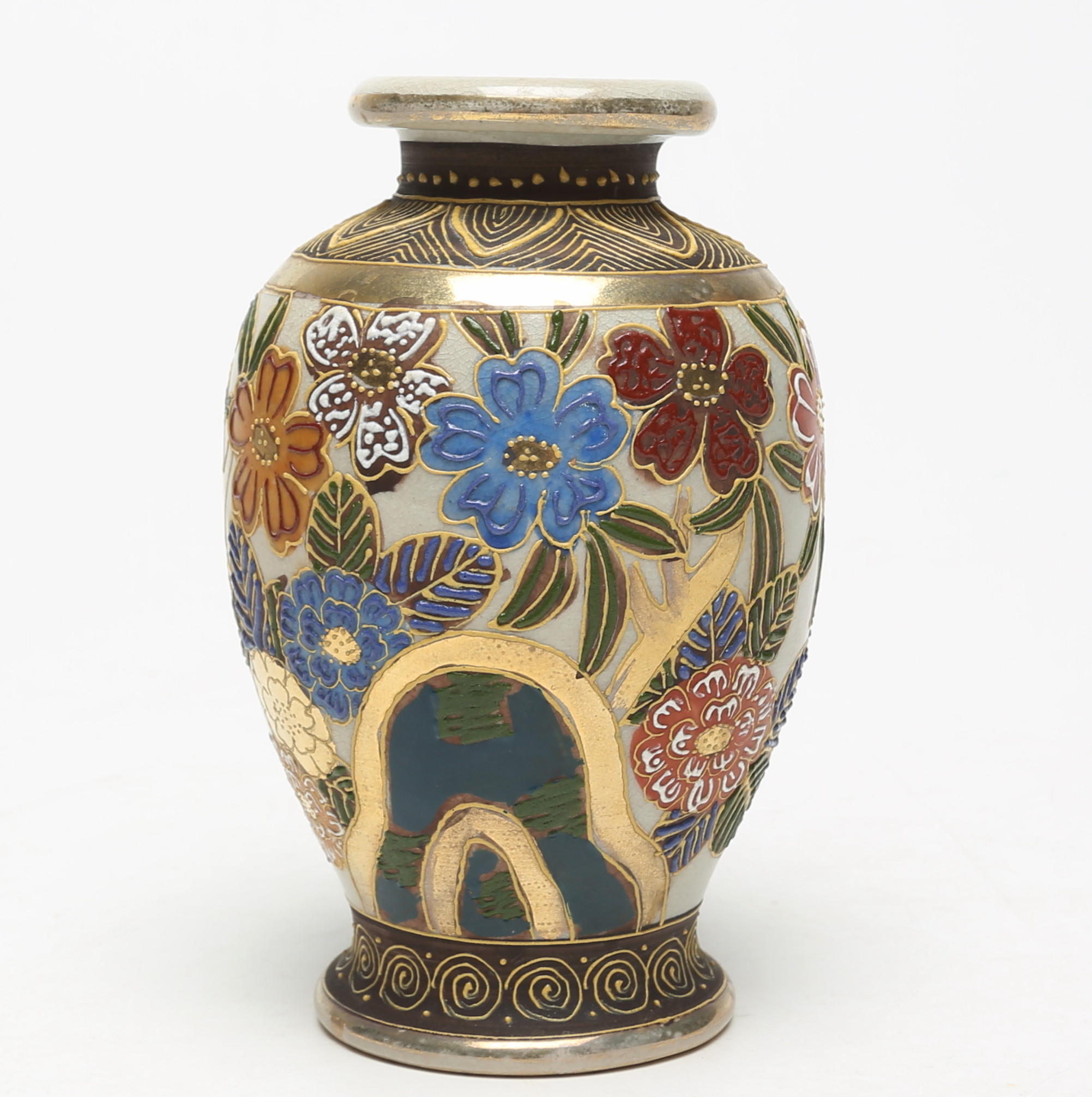 VAS, porslin, Japan, Satsuma, 1900-tal.