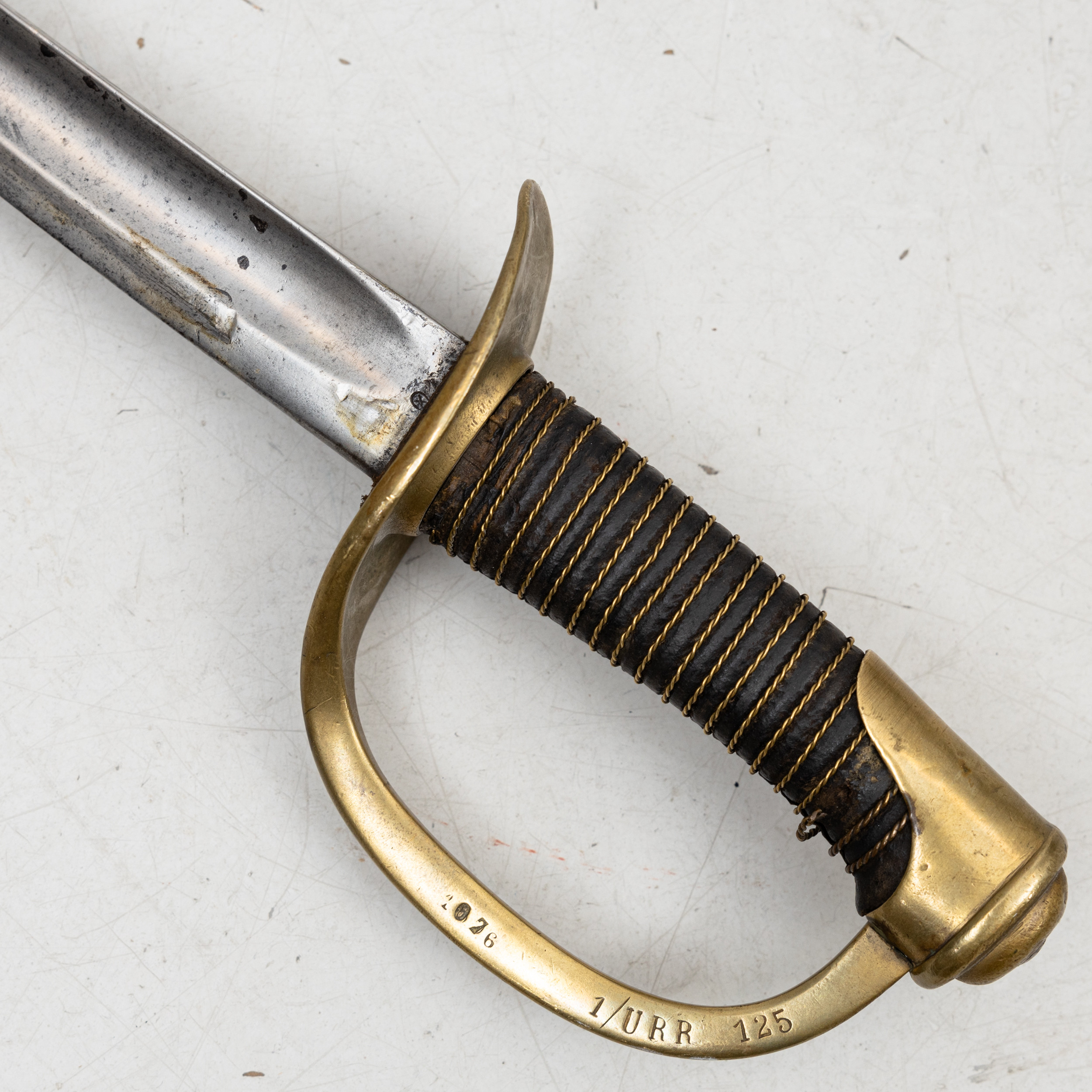 SABEL, manskap, finsk dragonsabel m/1927 (fransk m/1822), med balja.