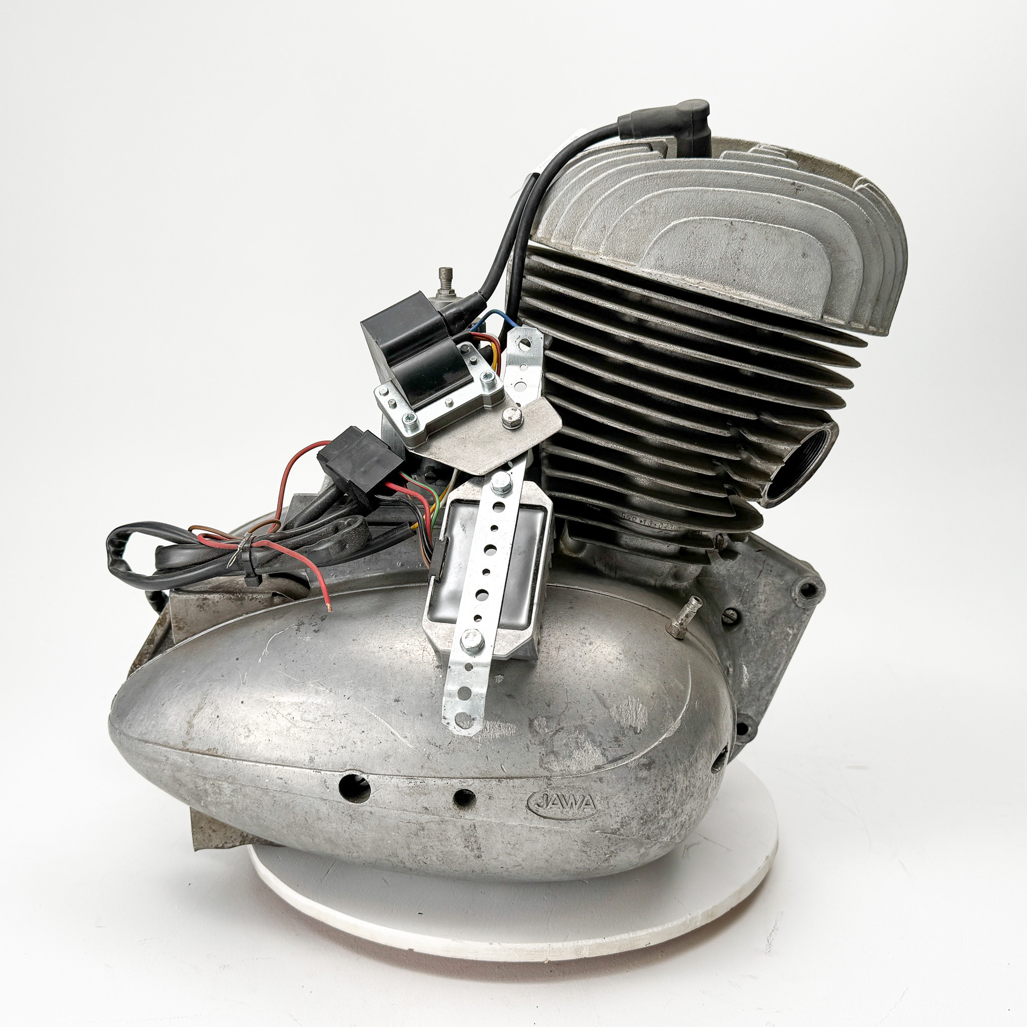 JAWA, motor, modell 579 Army, 250 cc, ca 1960, Tjeckoslovakien.