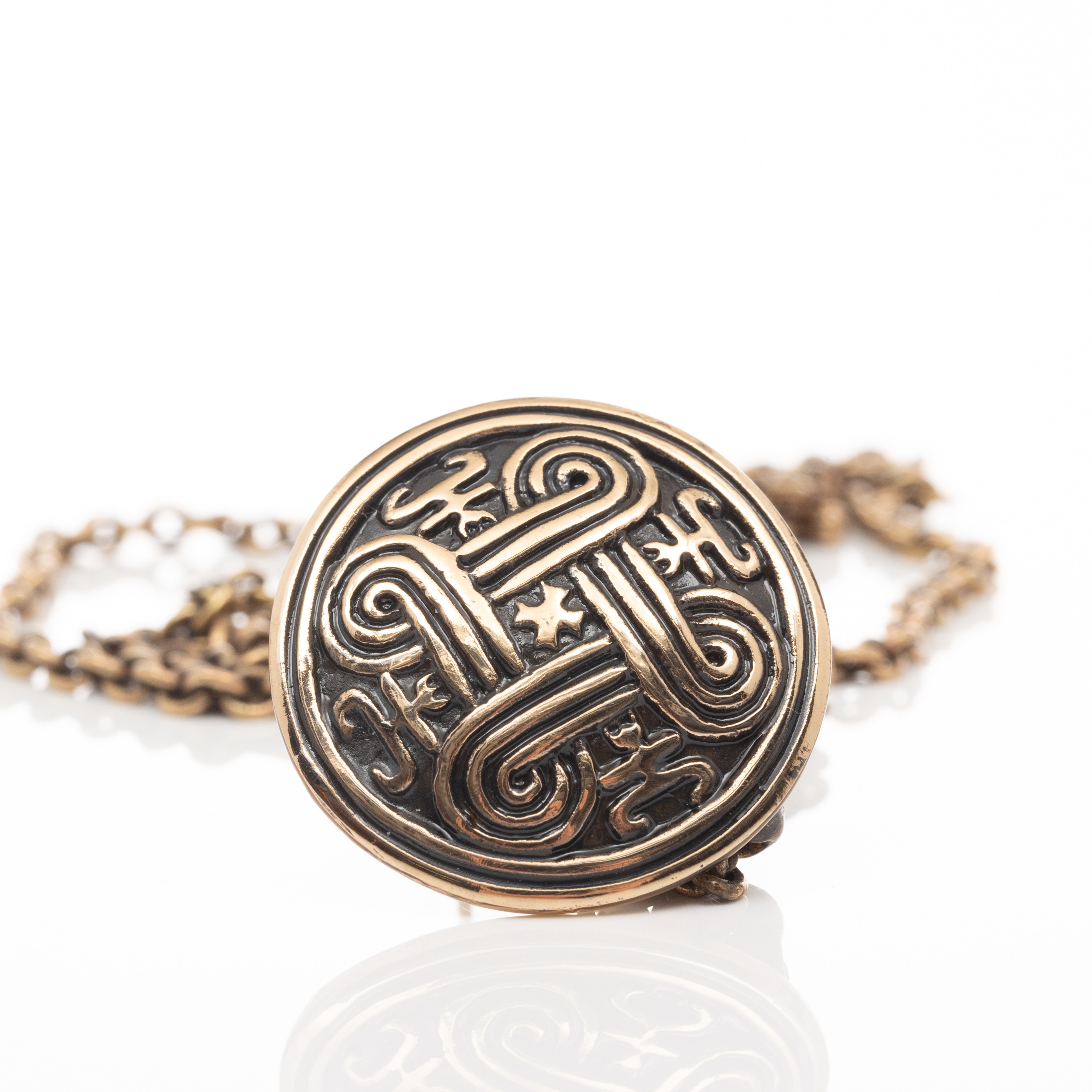 COLLIER, Brons, Forntida motiv.