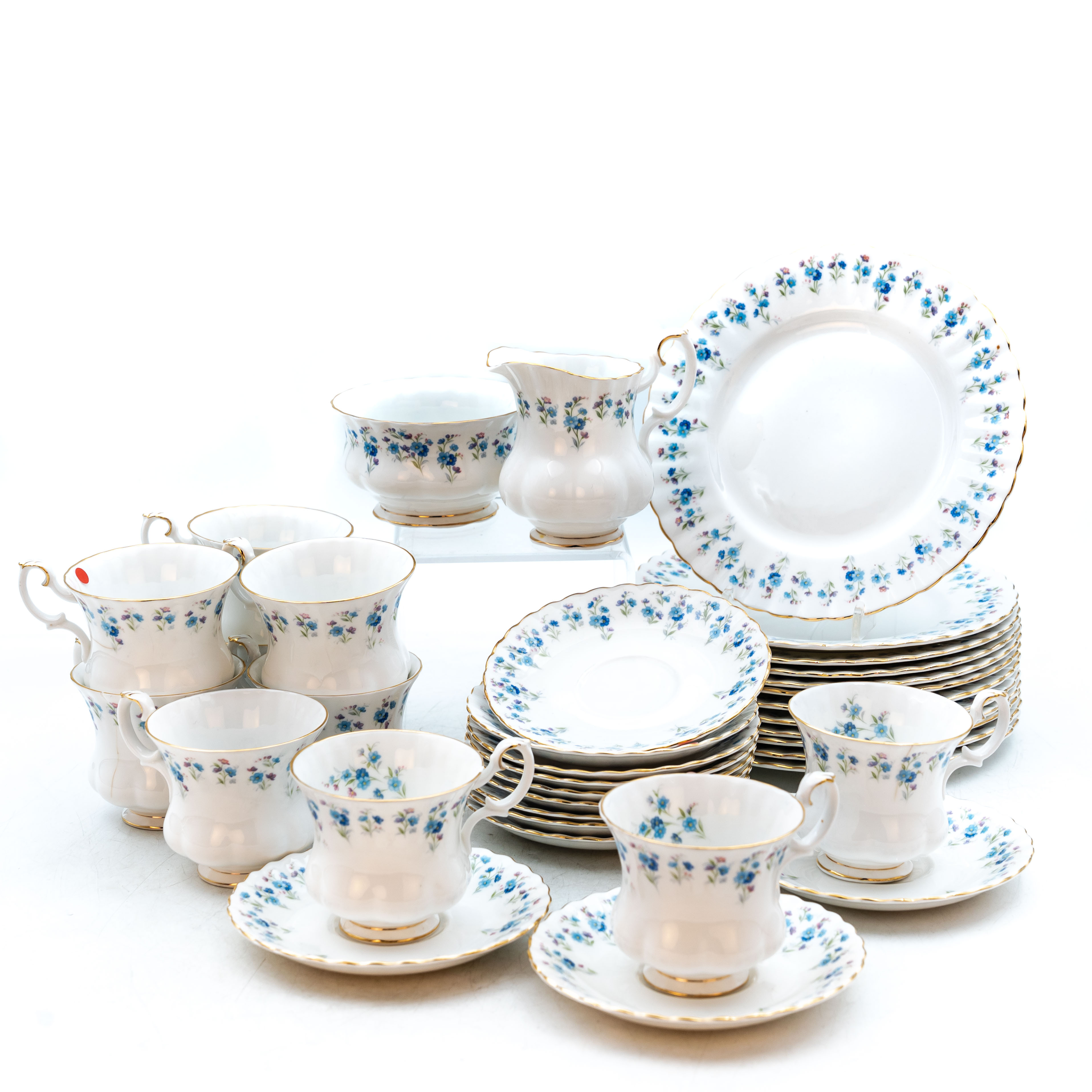 KAFFESERVIS, "Royal Albert", England, 36 Delar.