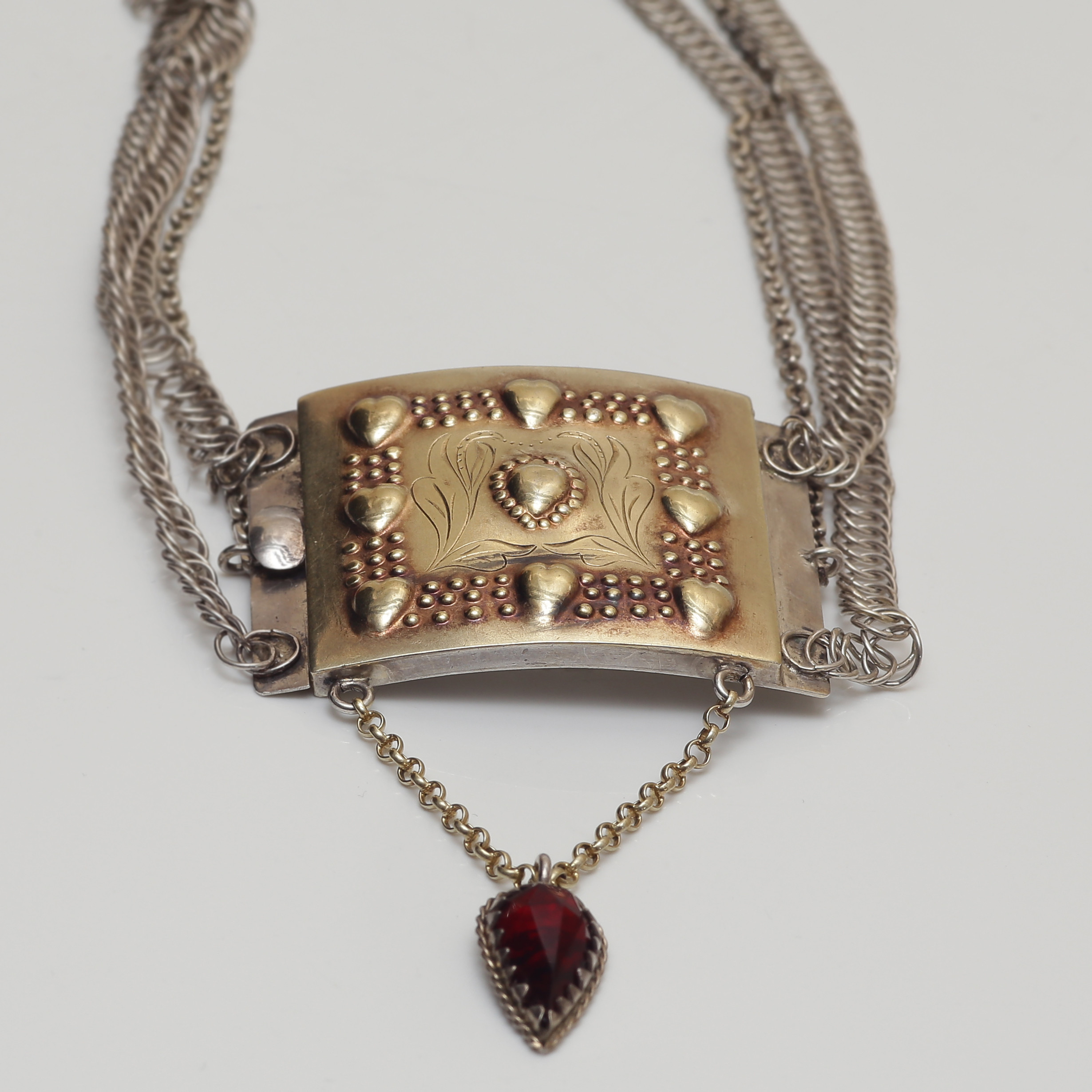 GUSTAF FREDRIK HALLENGREN (1857-1946), HALSLÅS, SILVER, U7 (1922) MALMÖ.