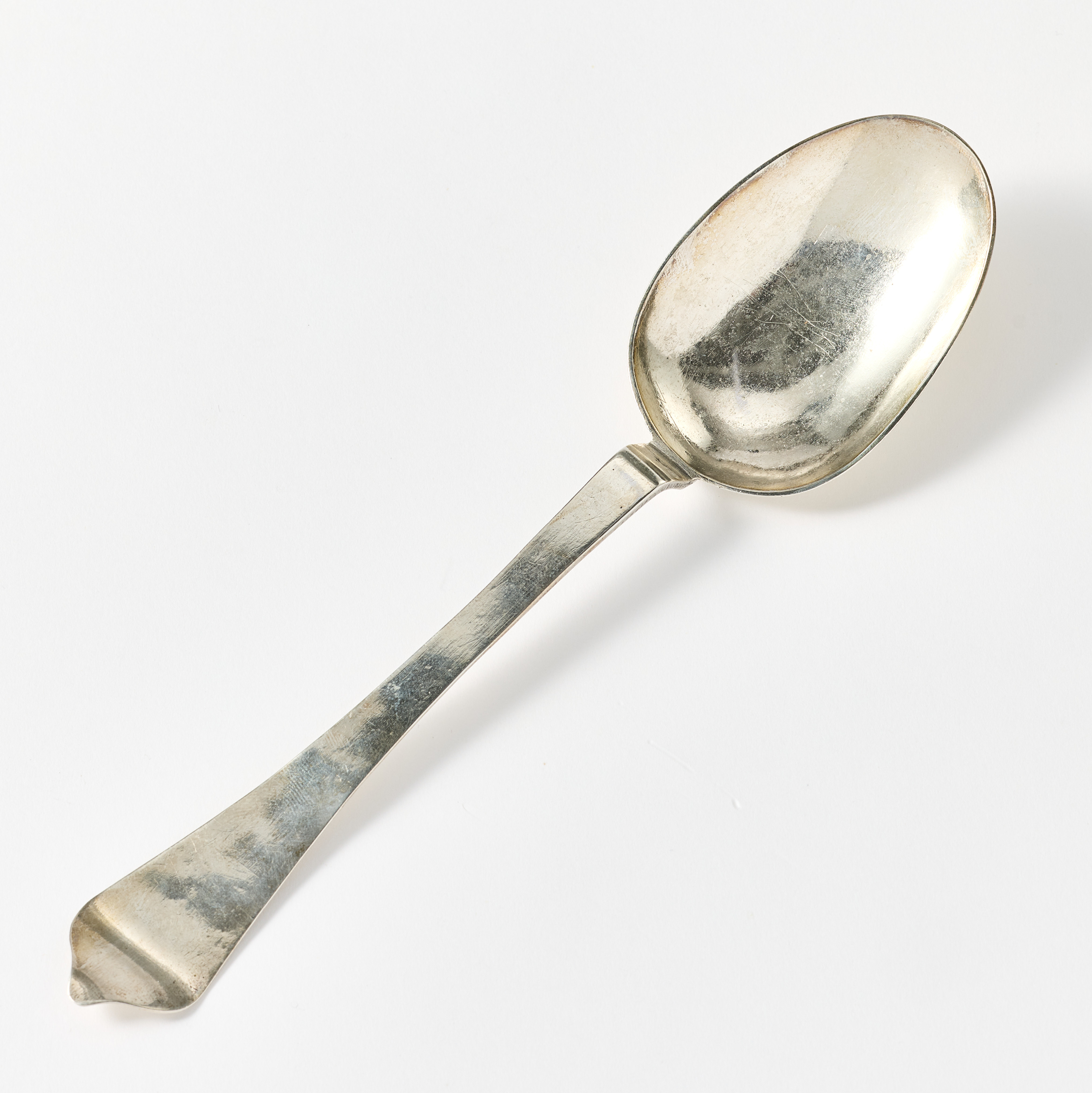 JOHAN SCHENCK. Råttsvanssked, silver, Stockholm 1709.