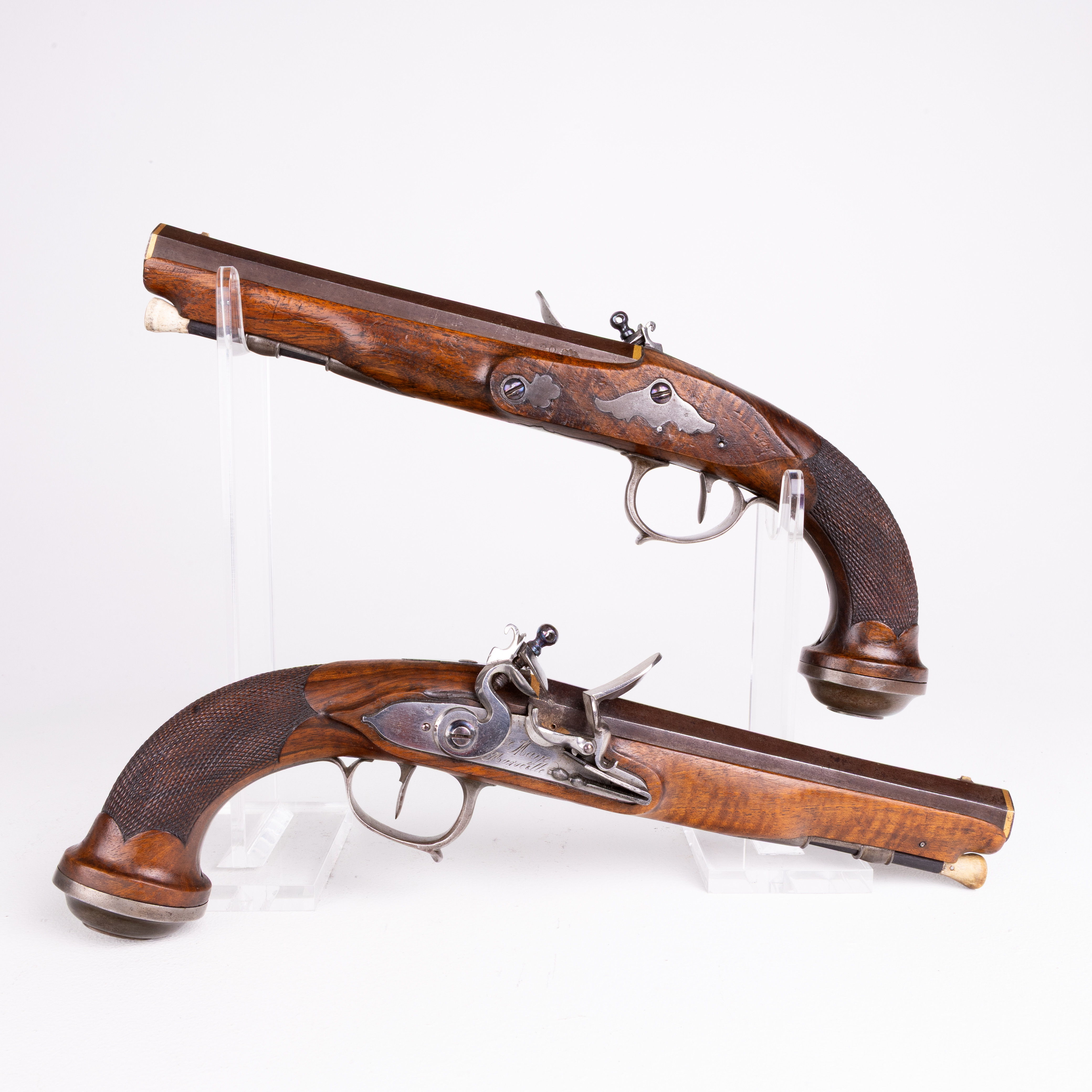 PISTOLPAR, Honoré Maye, Marsielle, Frankrike, 1800-tal.
