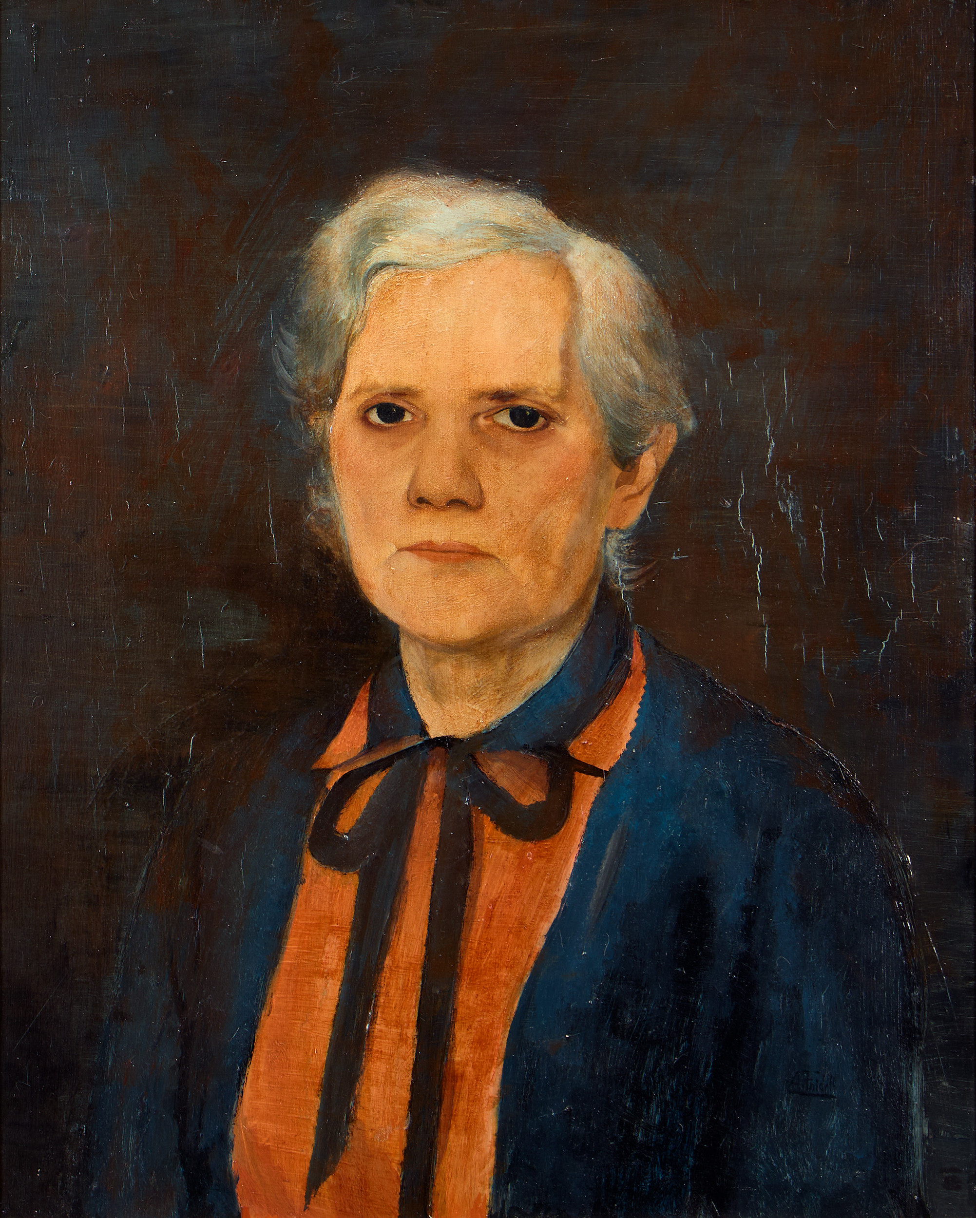 AXEL FRIDELL. "Porträtt av fru Eva Selander".