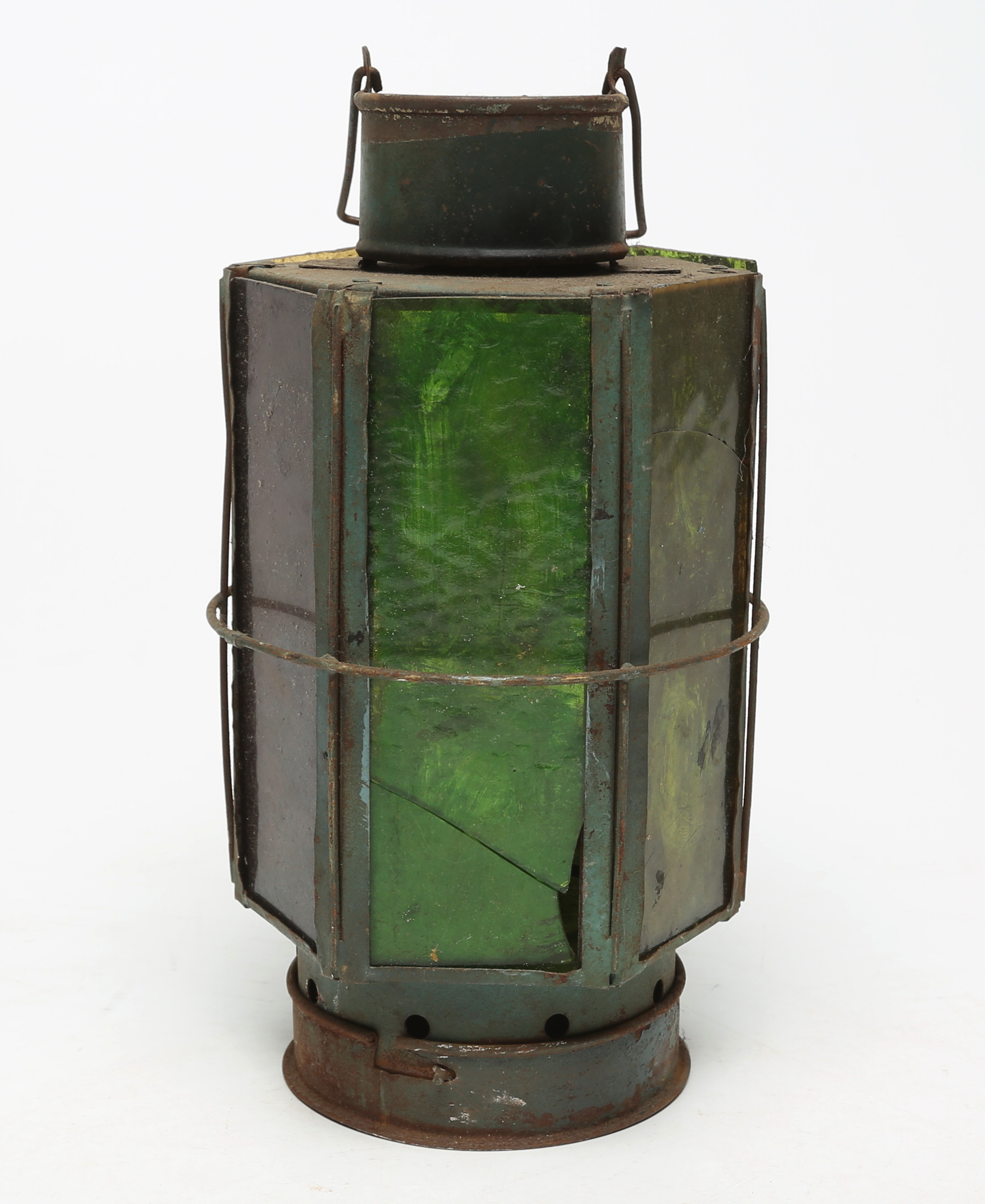 LYKTA, glas/plåt, tidigt 1900-tal.