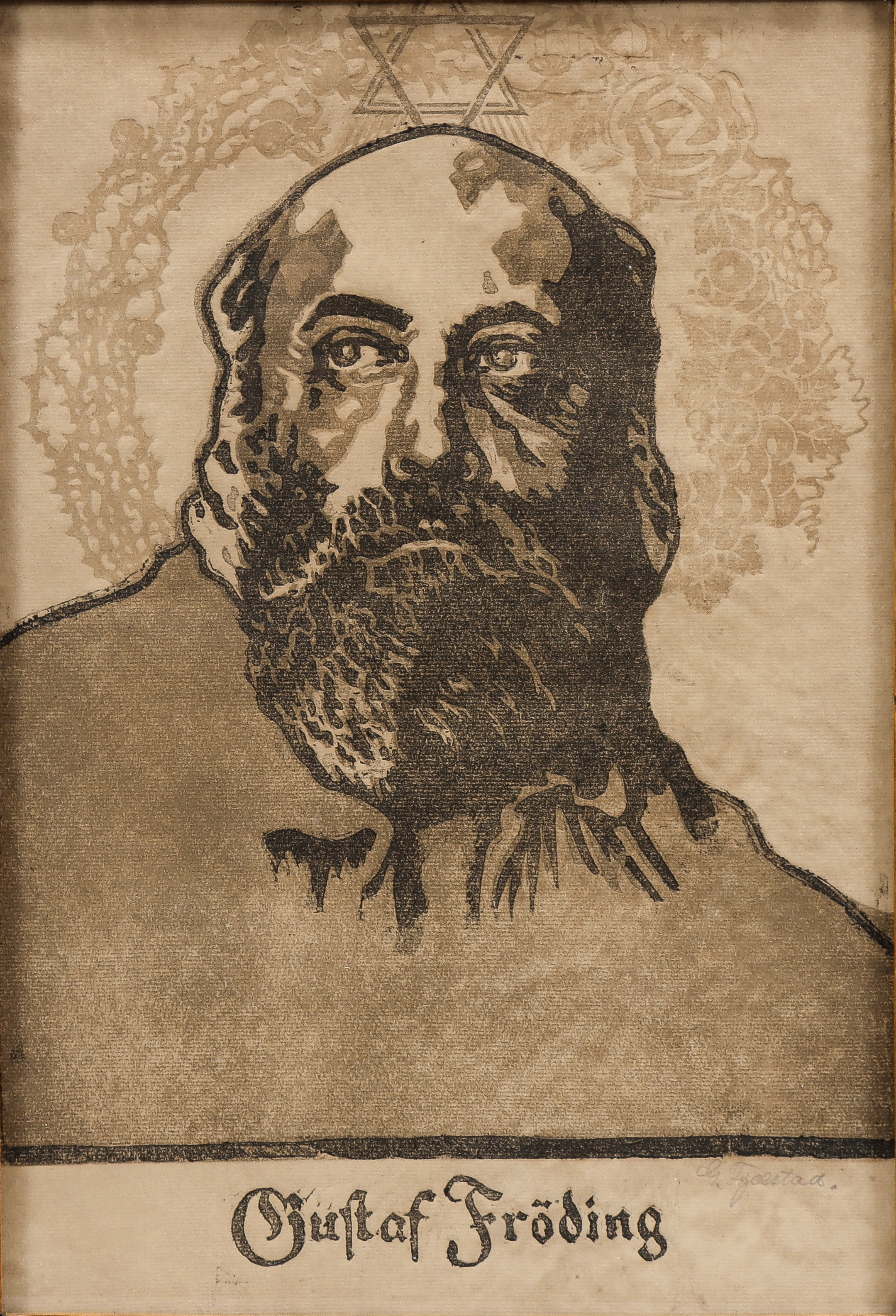 GUSTAF FJAESTAD. Skalden "Gustaf Fröding".