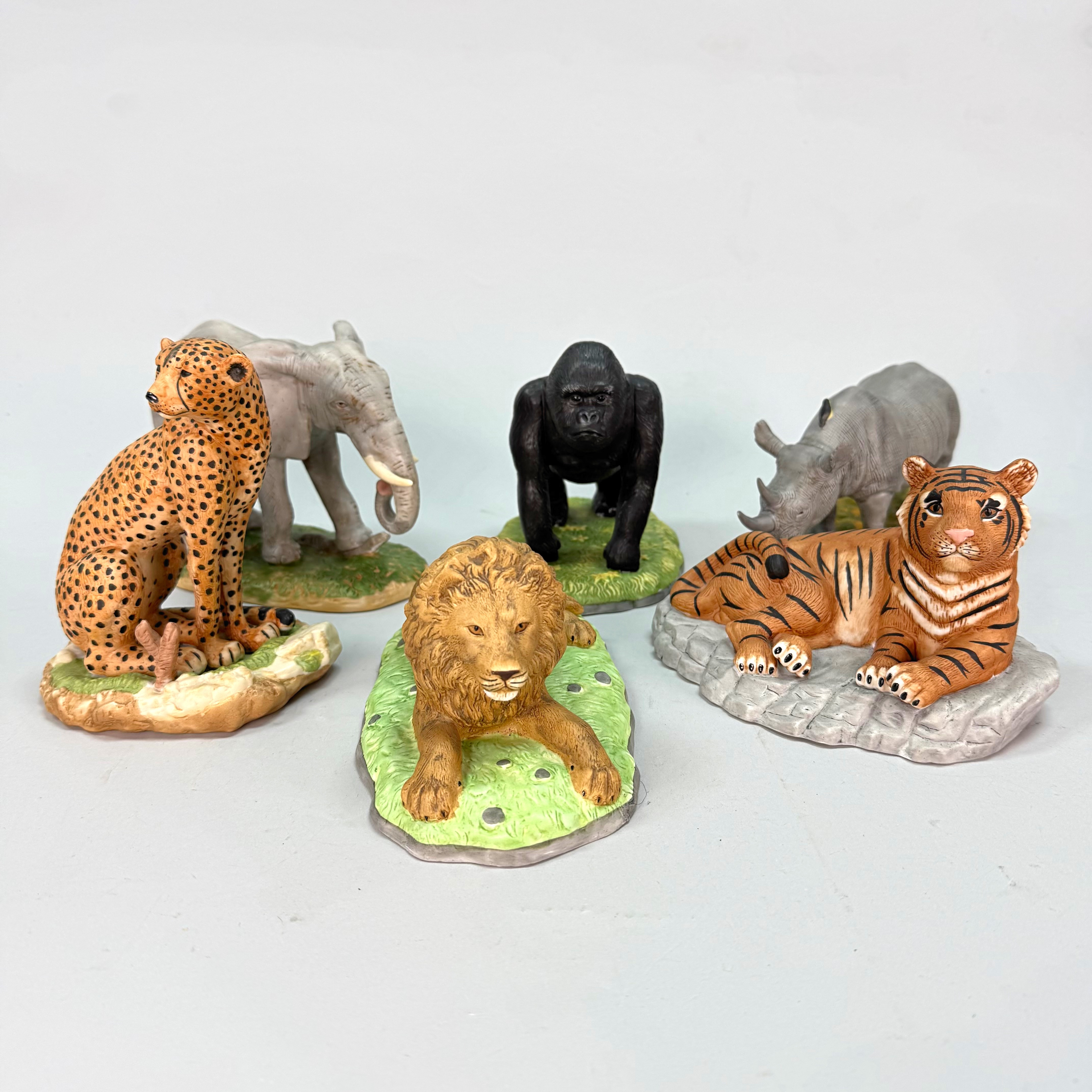 SVENSKT GLAS. DJURFIGURER, 6 delar.