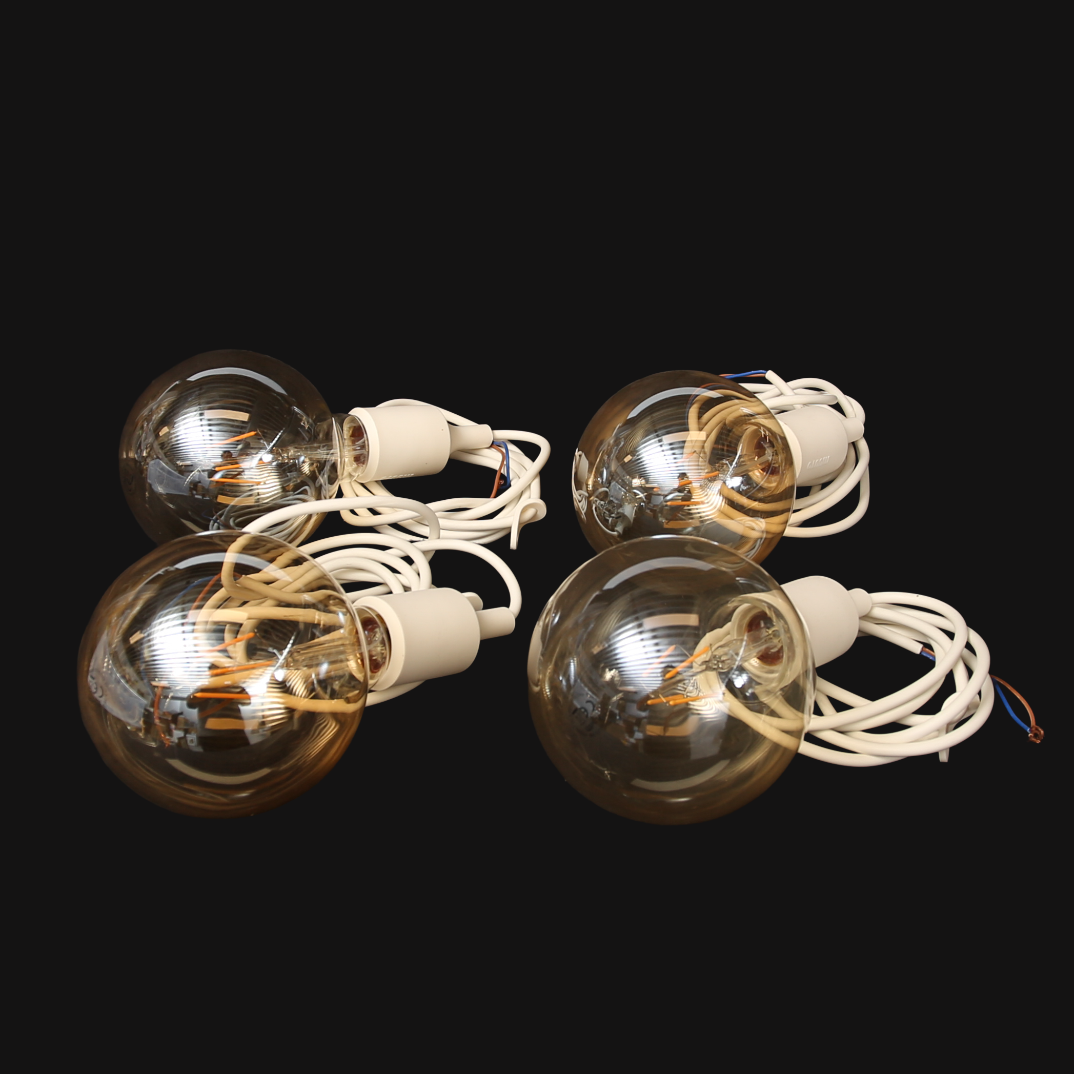 TAKLAMPOR, 4 st, Muuto, gummi, samtida tillverkning.