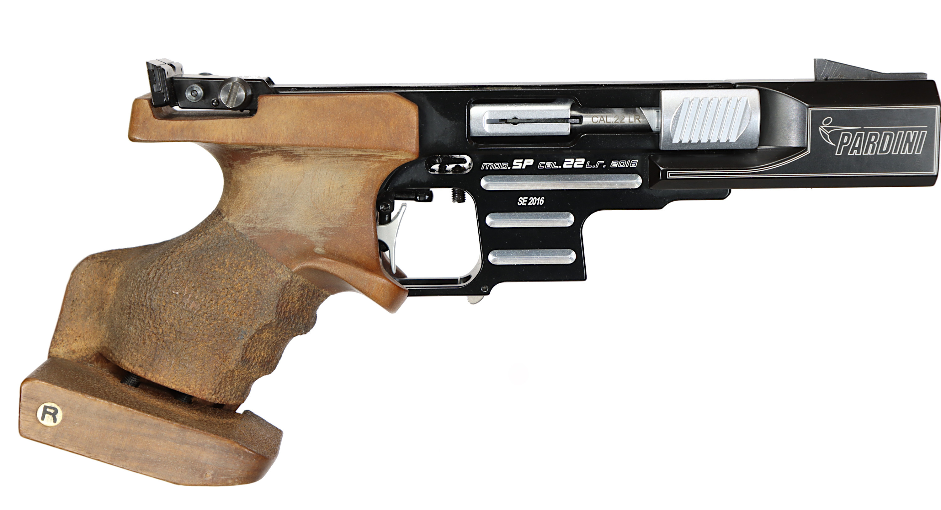 PISTOL, fabrikat Pardini, modell SP, kaliber .22lr, tillv.nr B20206, se-nr SE2631482.
