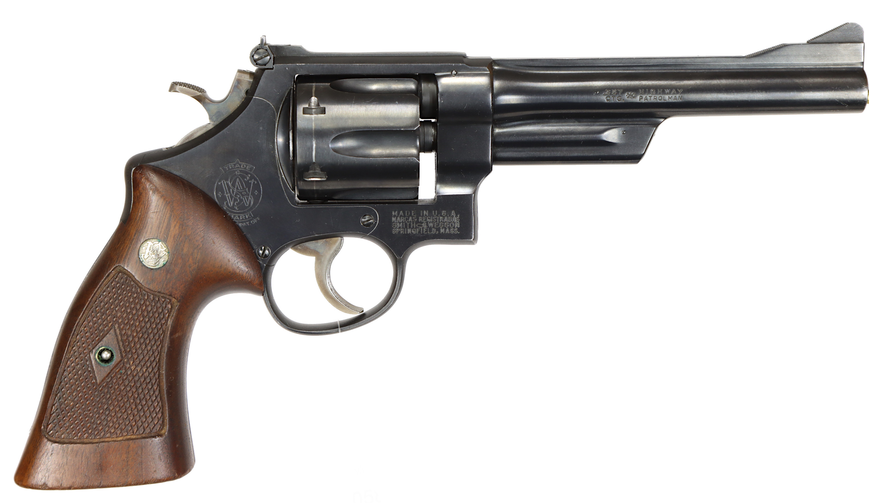 REVOLVER, fabrikat Smith & Wesson, modell 28 Highway Patrolman, kaliber .357 Magnum, tillv.nr S189188, se-nr SE0140267.
