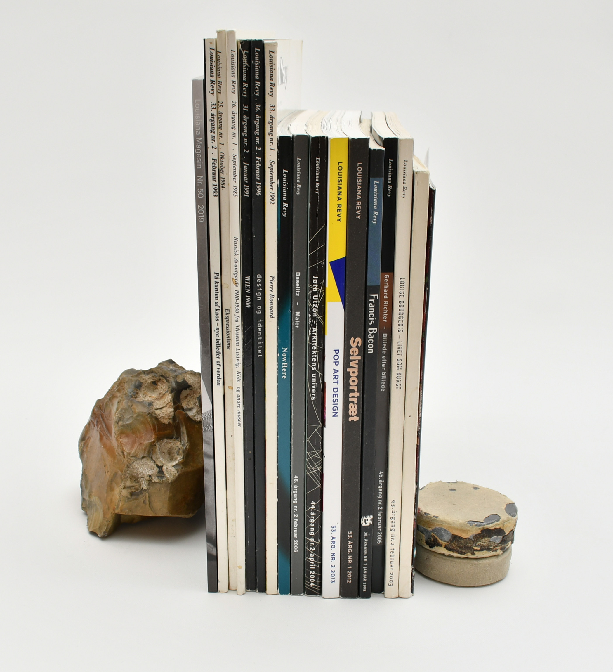 Louisiana revy 15 volymer + 2 utställningsböcker.