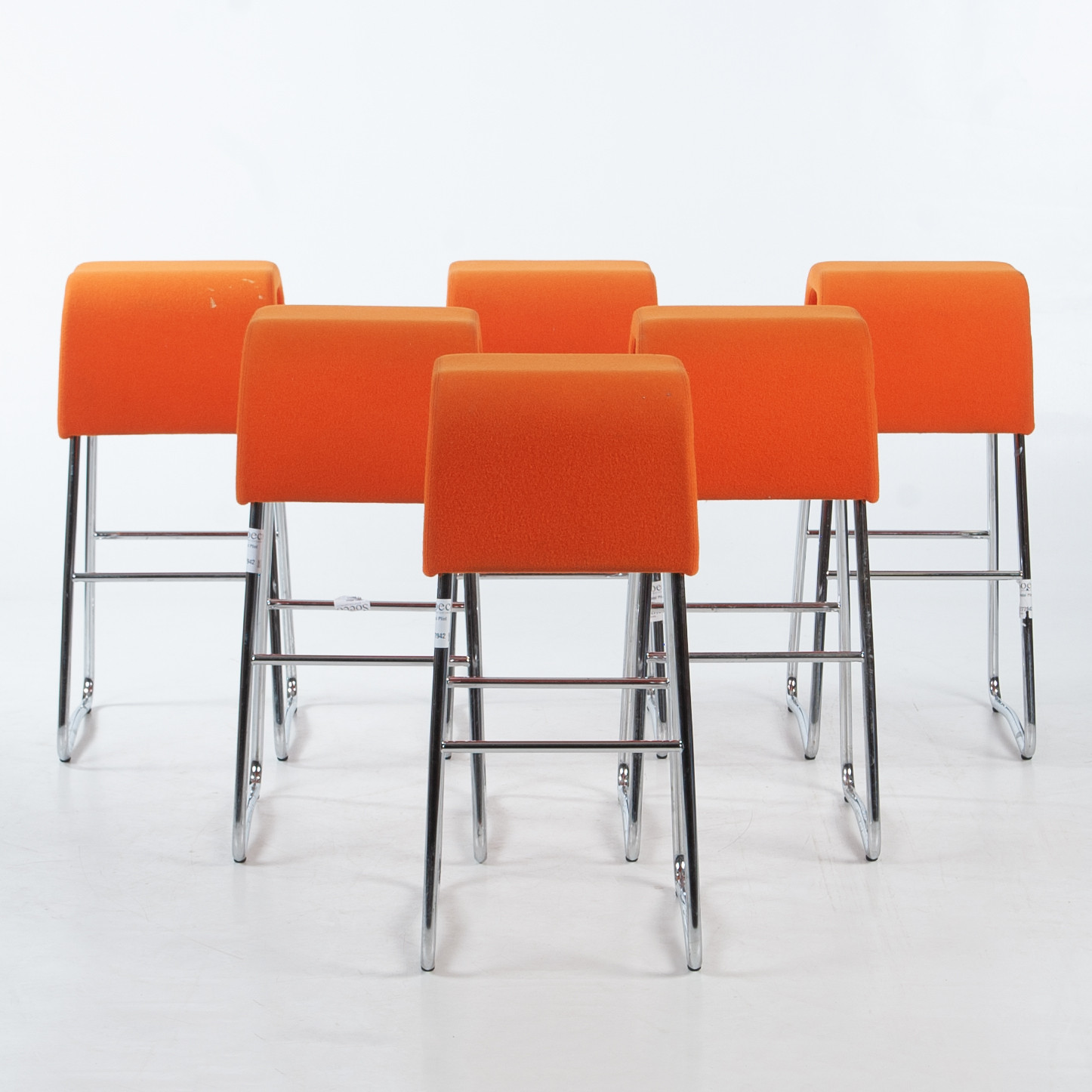 KERSTI SANDIN OCH LARS BÜLOW. För Materia, barstol, 6 st "Plint".