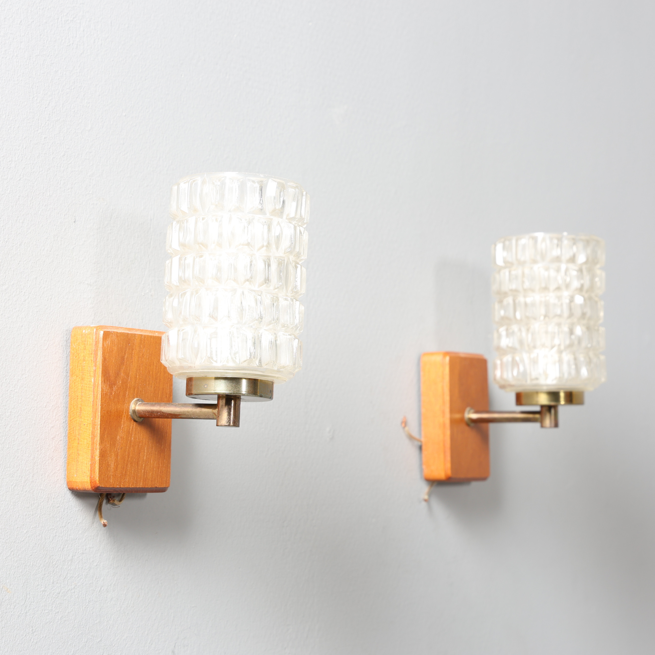 VÄGGLAMPOR, 1 par, 1950/1960-tal.