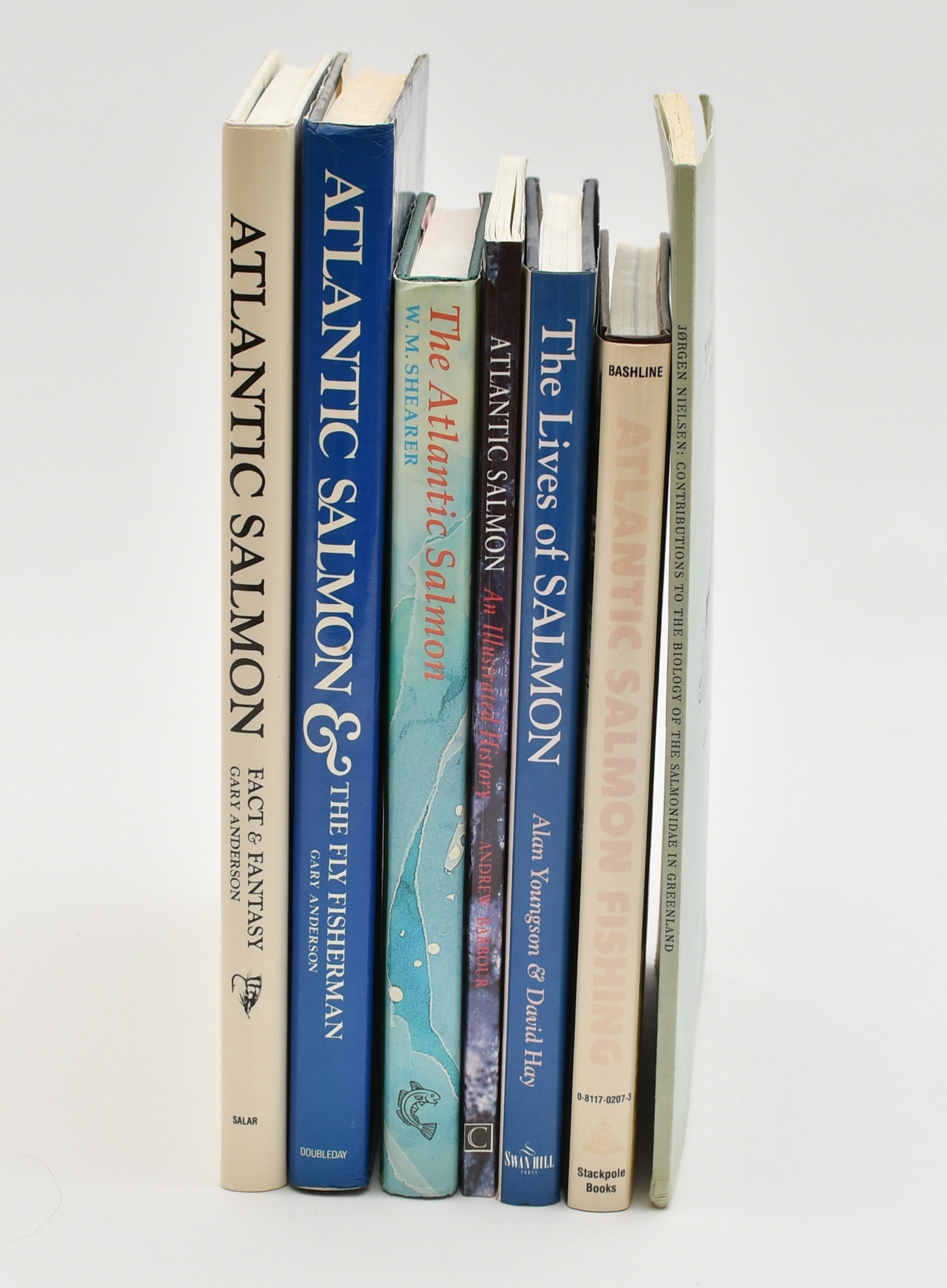 Böcker om Atlantlaxen. 7 Volymer.