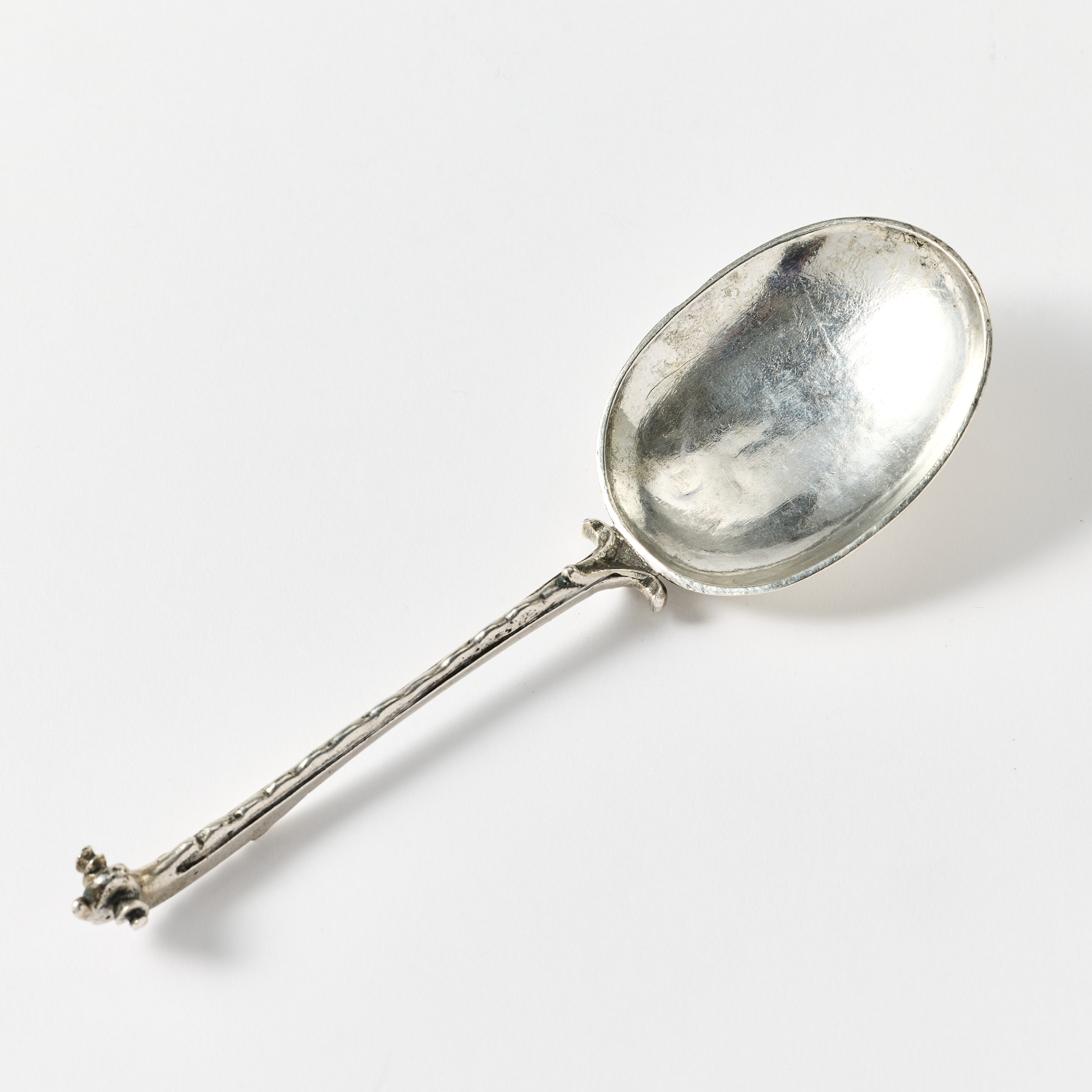 HENRIK MÖLLER D Ä. Sked, silver, Stockholm (verksam 1645-1690). Barock.