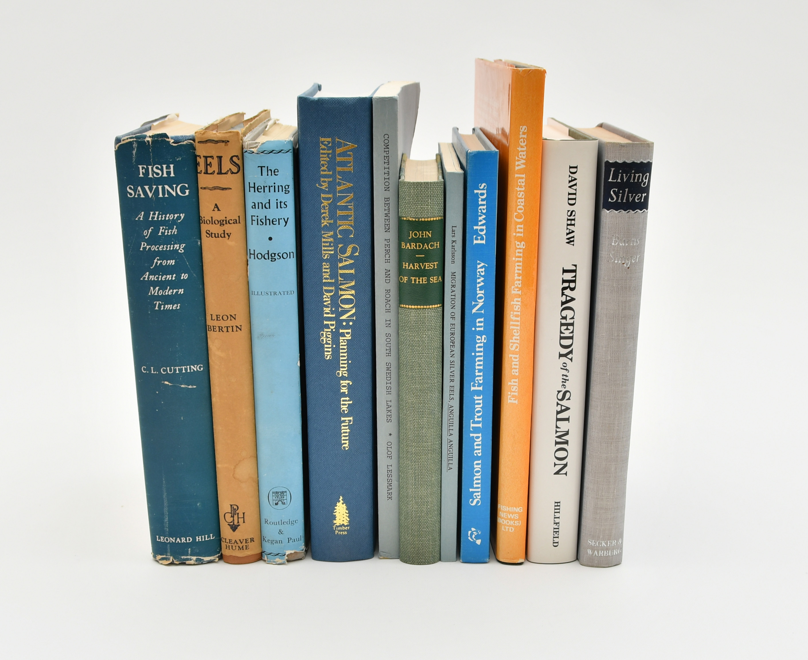 Historia om fiske & Fiskeindustrier. 11 Volymer.