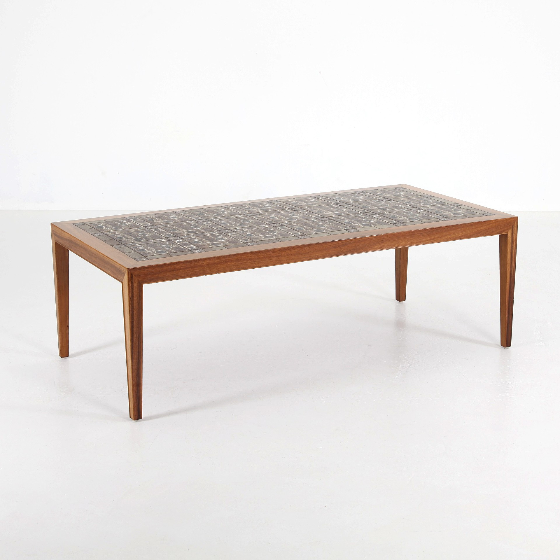 SOFFBORD, palisander, Haslev Møbelfabrik och Royal Copenhagen, Danmark.