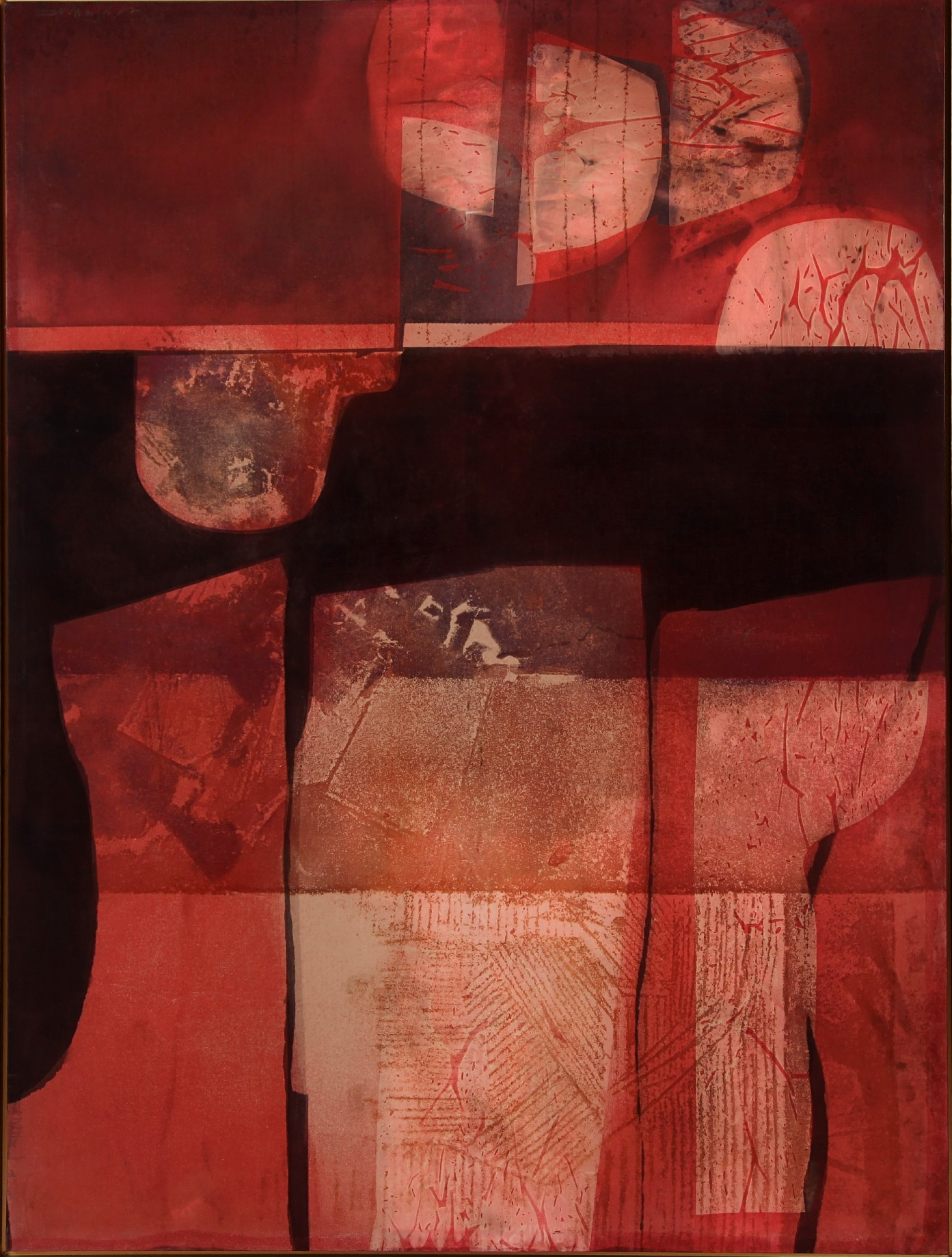 SEAH KIM JOO. f 1939. Måleri på textil, Singapore, 1970-tal.