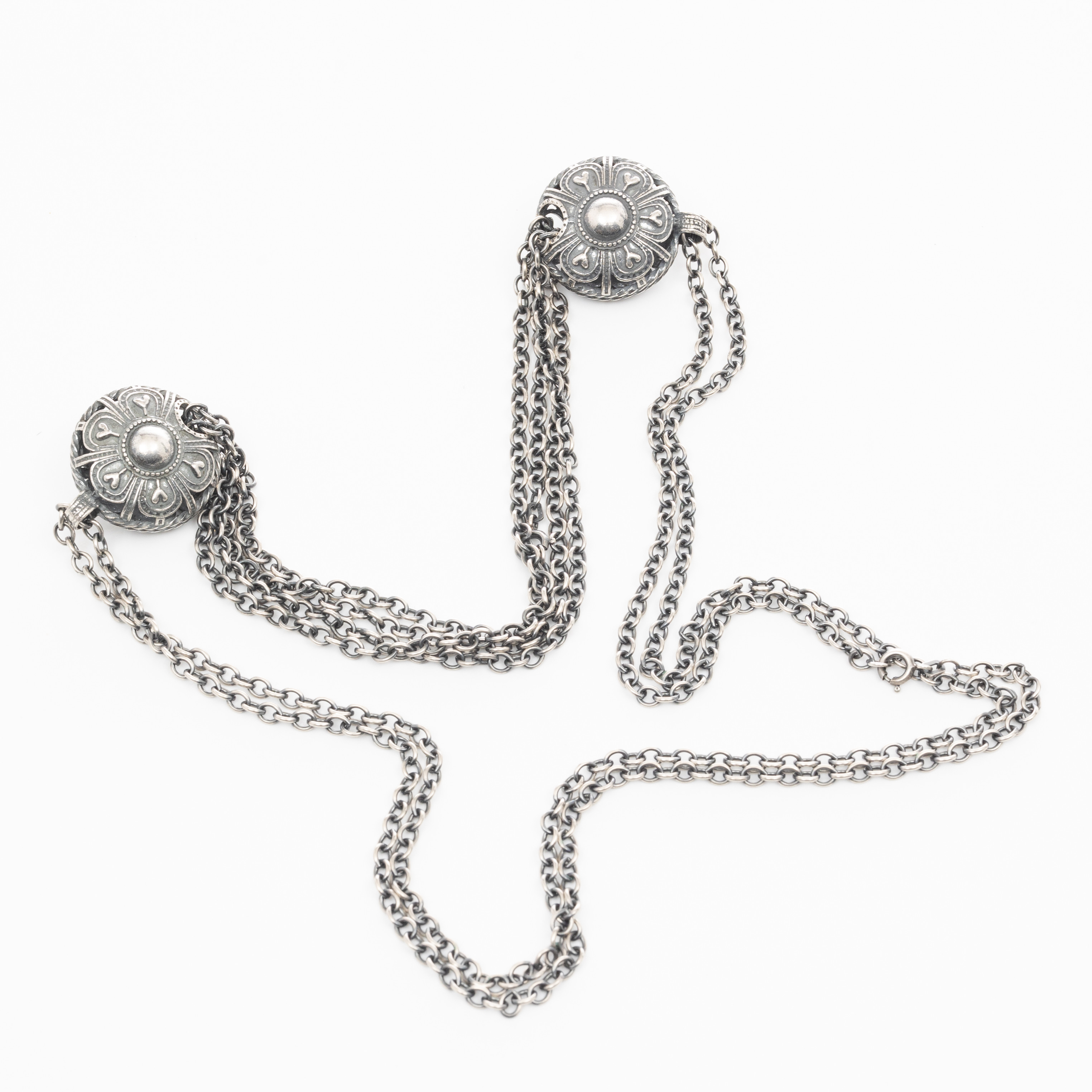 COLLIER, Oxiderat sterlingsilver.