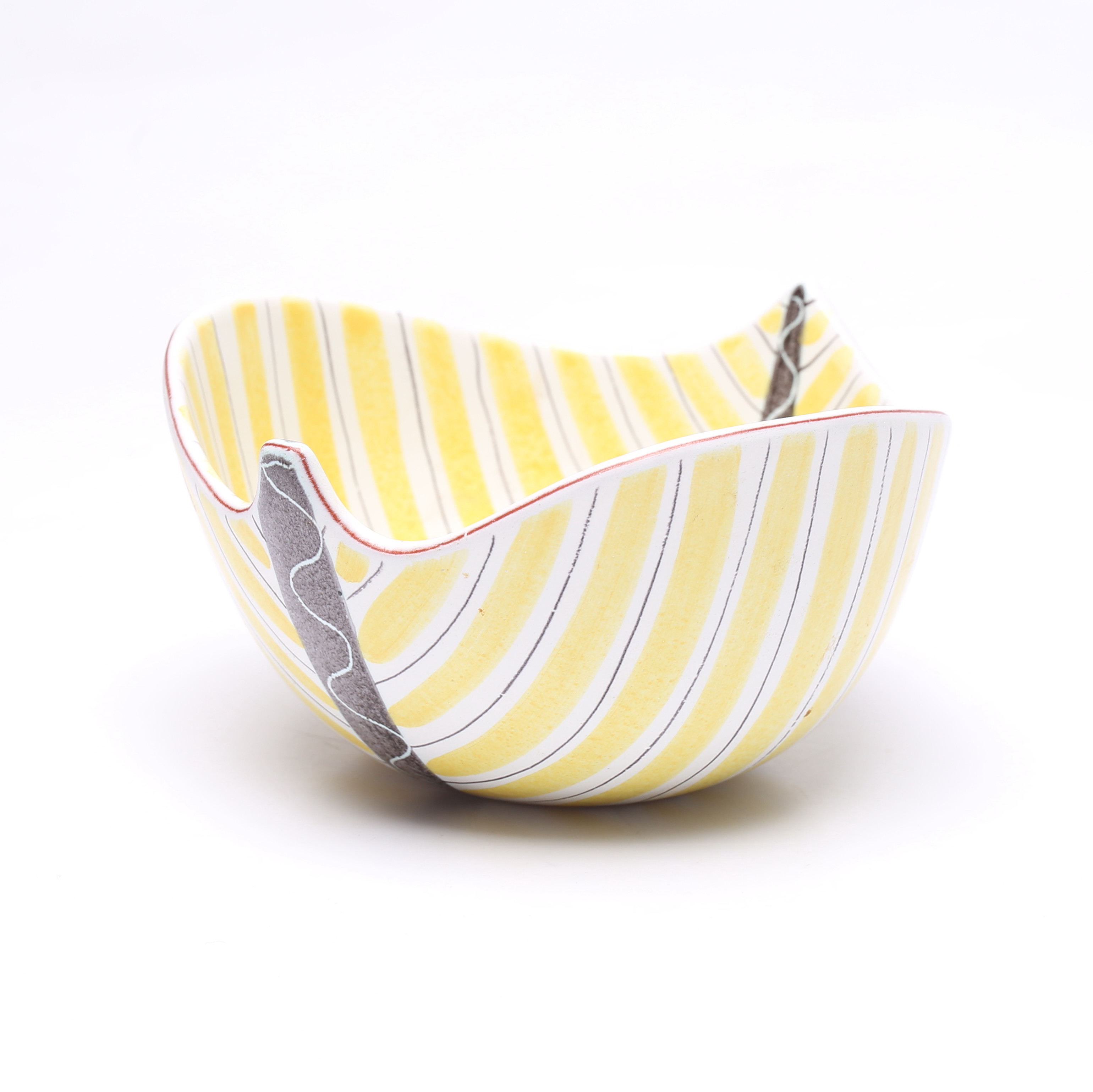 STIG LINDBERG. Skål, fajans, Studiohanden, Gustavsberg, 1950-tal.