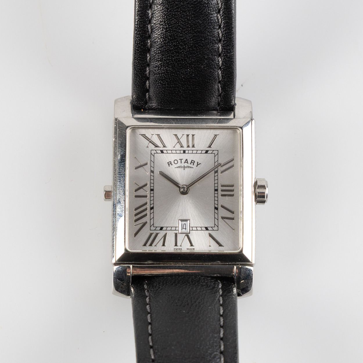 ROTARY, Revelation "Reverso", armbandsur, 30x37 (43,5) mm, stål, ca 2010.