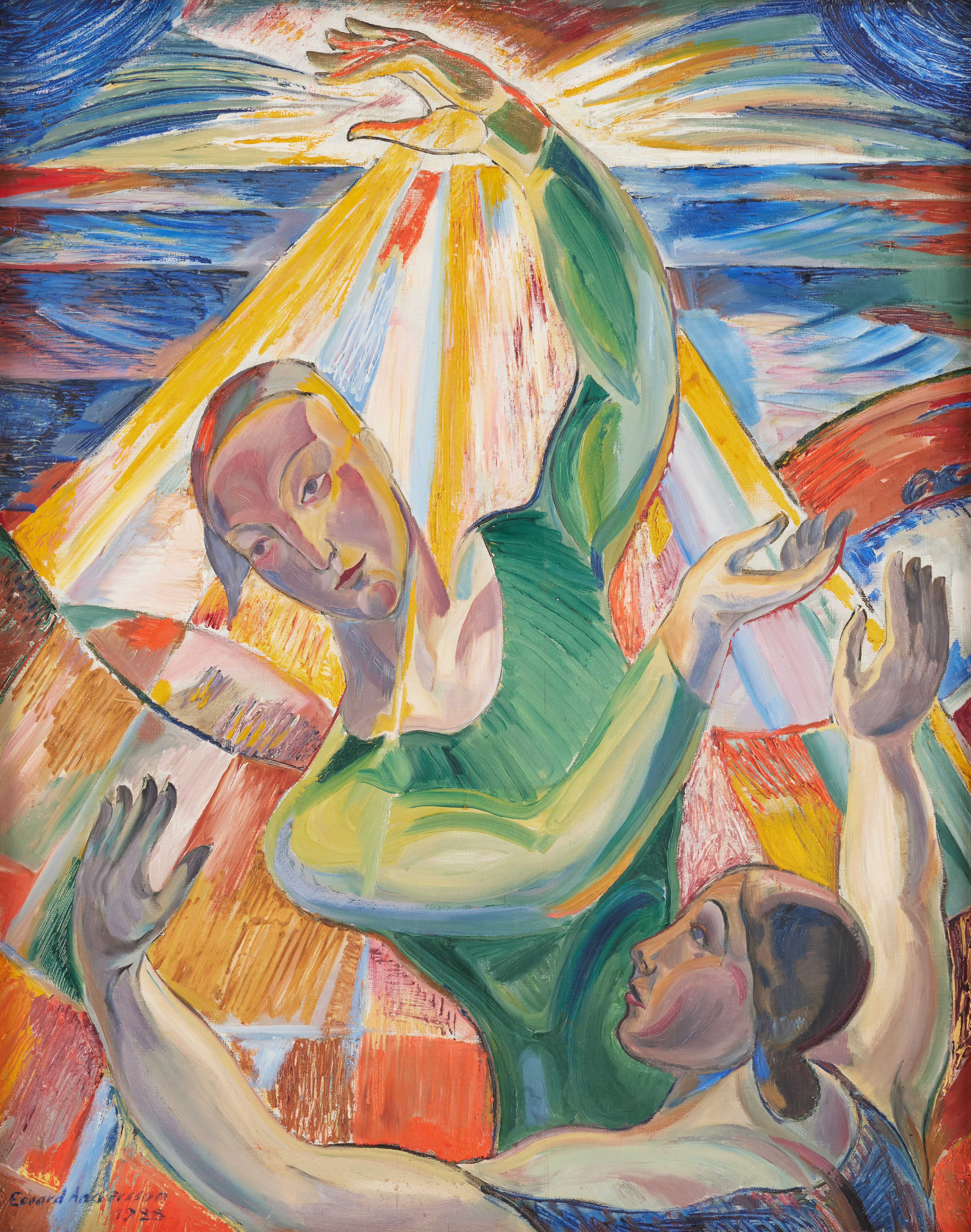 EDVARD  ANDERSSON. "Ljus".