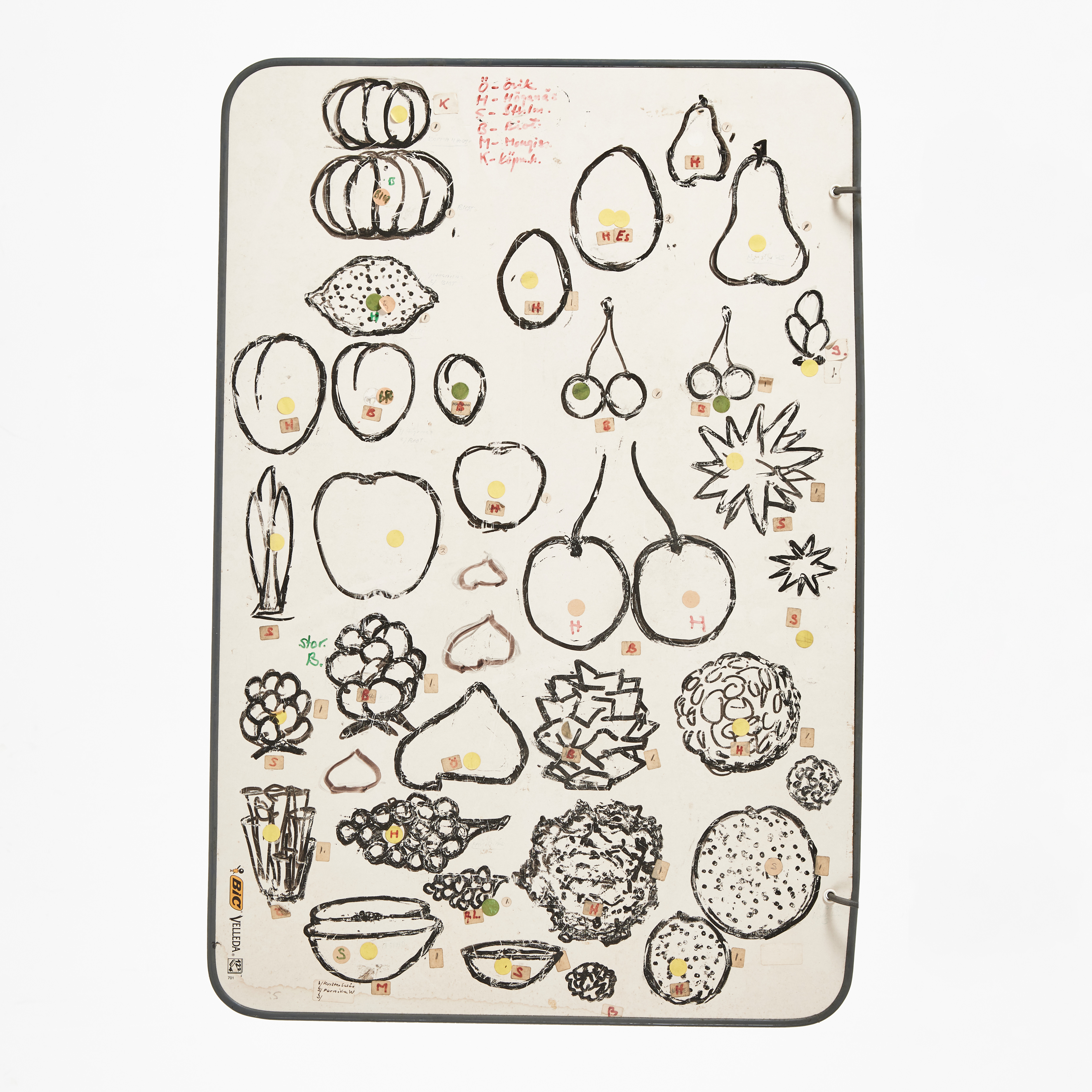 HANS HEDBERG. Whiteboardtavla, med instruktioner för tillverkning.